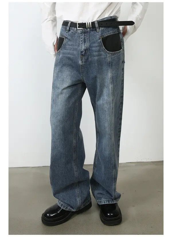 Japanese Brand Midori x Reia Vintage American street style cool jeans Size US 32 / EU 48 - 2 Thumbnail