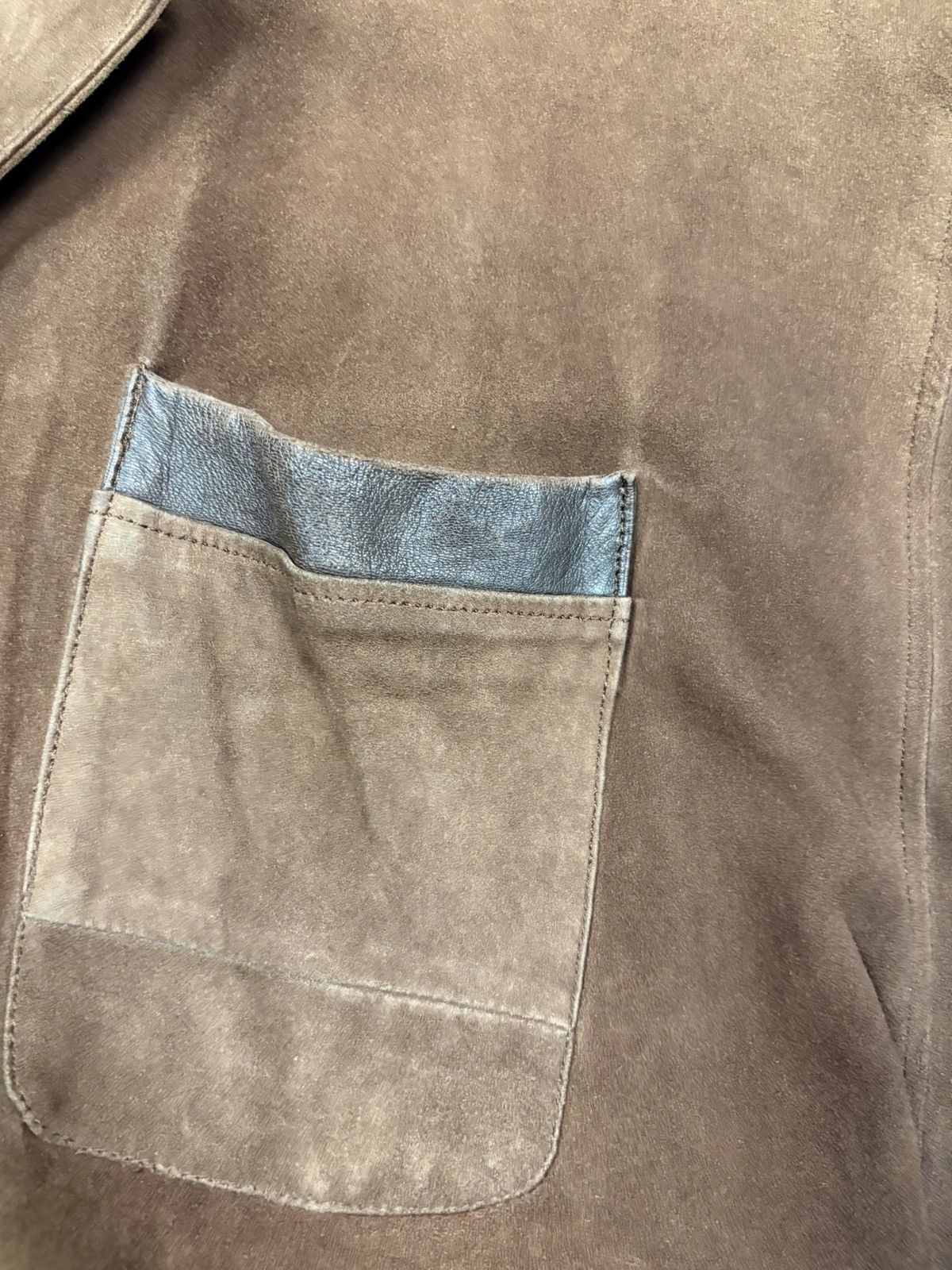 Yves Saint Laurent Yves Saint Laurent Archive 80s Suede Work Jacket YSL Vintage Size US XL / EU 56 / 4 - 13 Thumbnail