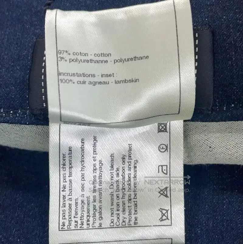 Chanel Chanel Navy Cotton Casual Pants . Size 23" - 4 Thumbnail