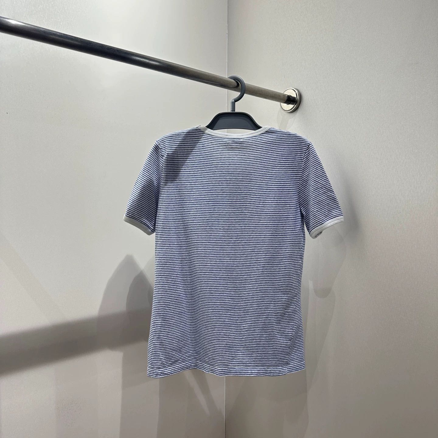 Celine Celine stripe logo colorblocked short sleeve Tee XS Size XS / US 0-2 / IT 36-38 - 2 Thumbnail