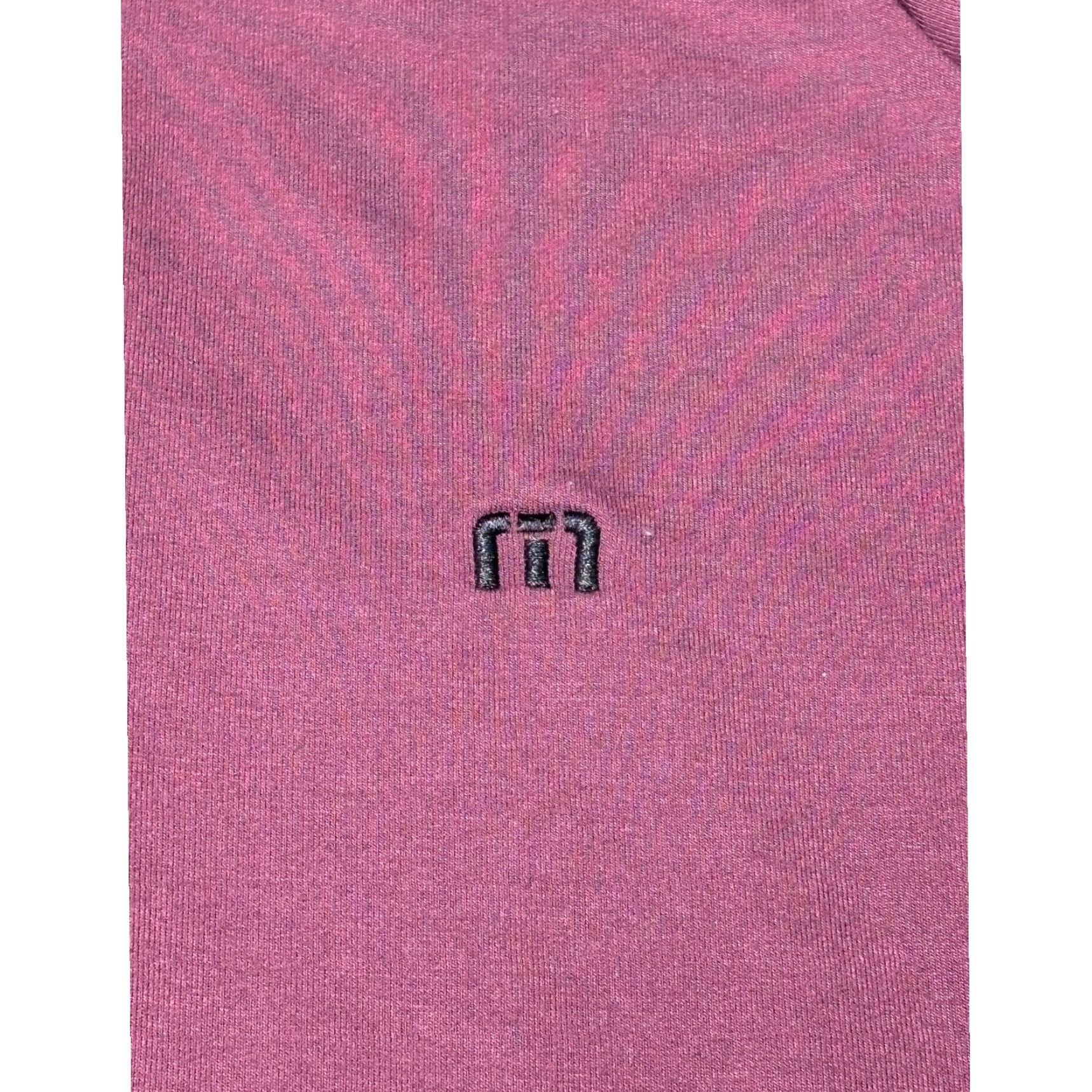 TravisMathew Travis Mathew Mens Pullover Shirt Long Sleeve Burgundy 1/4 Zip Mock Neck Logo Zipper Golf Sweatshirt Knit Size US S / EU 44-46 / 1 - 2 Thumbnail