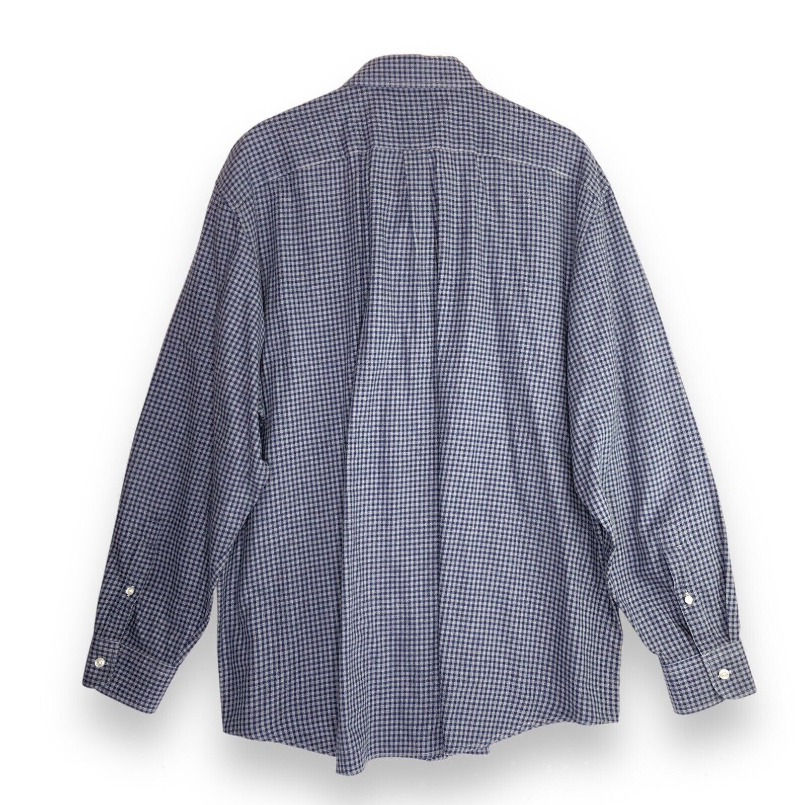 Vineyard Vines Vineyard Vines Men Button Up Whale Shirt 2XL Blue Check Size US XXL / EU 58 / 5 - 2 Thumbnail