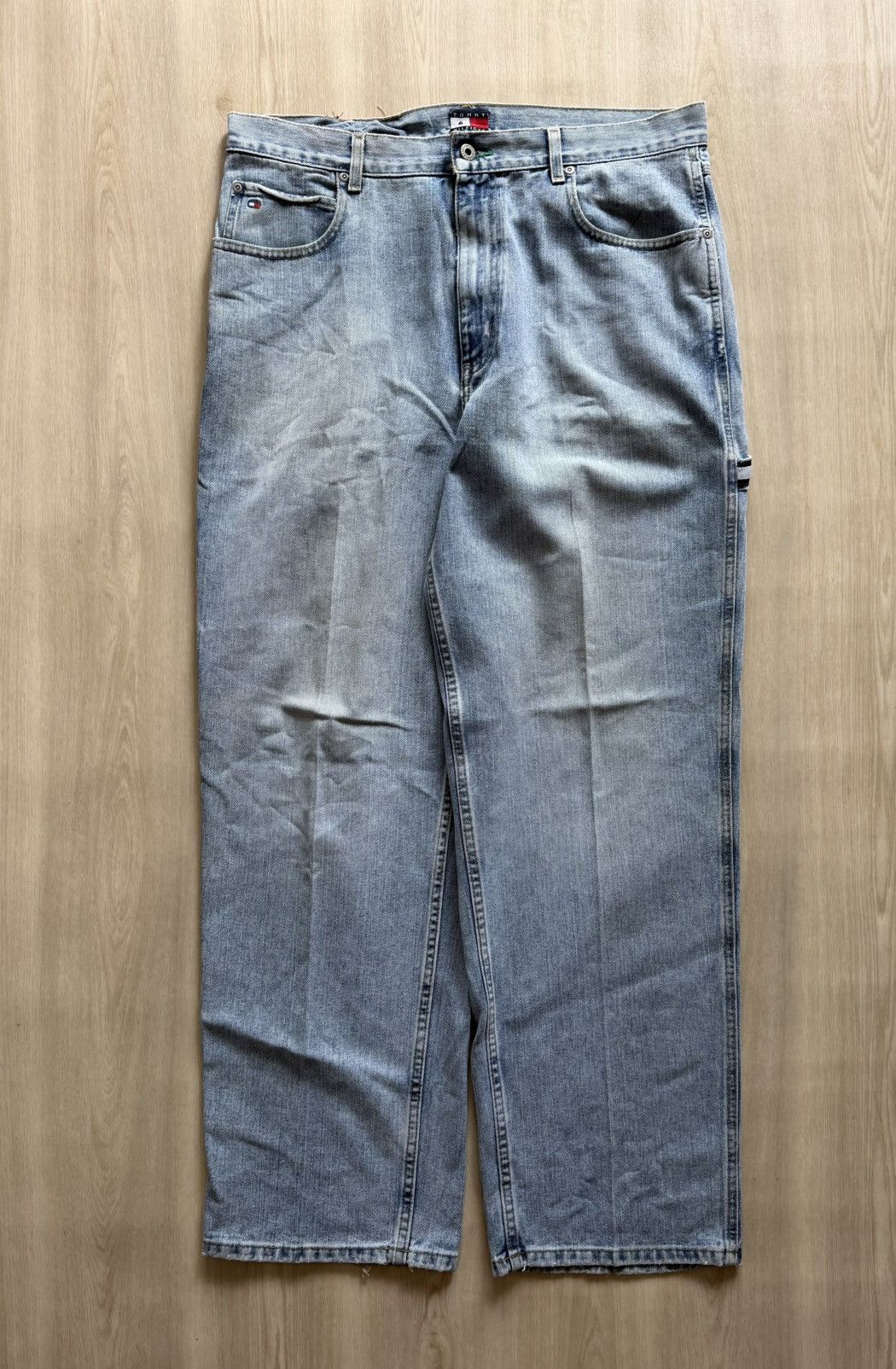 Tommy Hilfiger Vintage Tommy Hilfiger Carpenter Pants Sz 36x32 *38x33 Size US 38 / EU 54 - 3 Thumbnail
