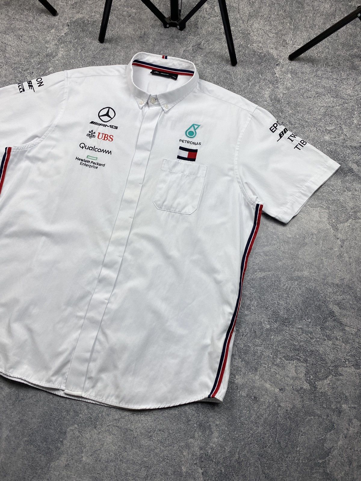 Japanese Brand × Mercedes-Benz MERCEDES BENZ AMG PETRONAS SHIRT BUTTON UPS F1 Size US XXL / EU 58 / 5 - 3 Thumbnail