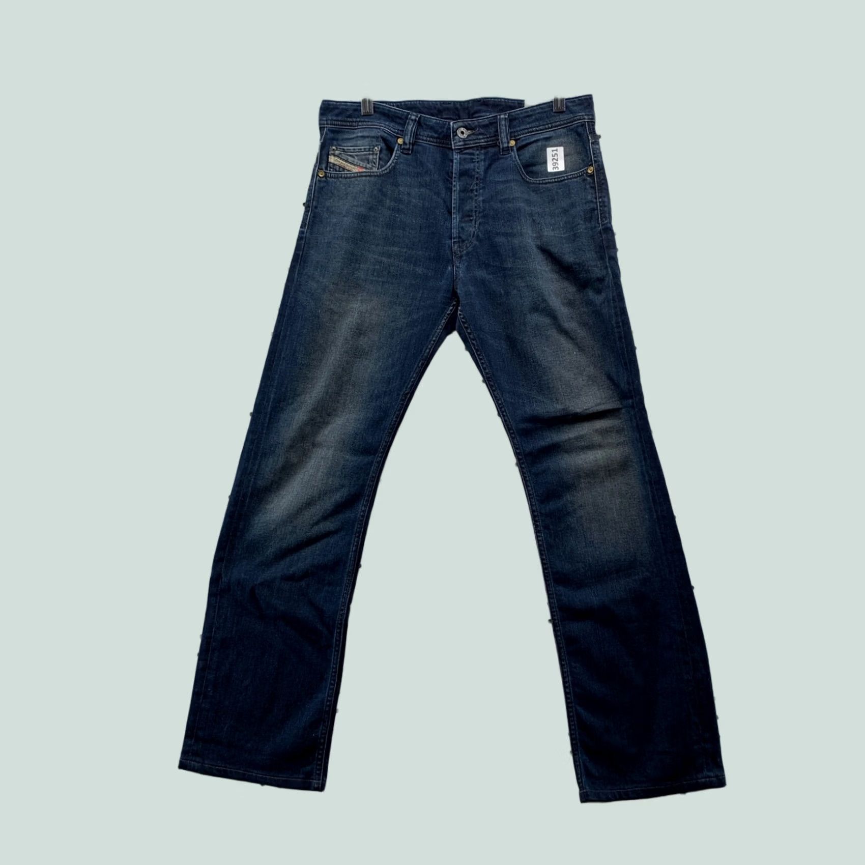 Diesel VINTAGE Diesel Denim Jeans Men Relaxed LARKEE Dark Whisker Baggy 31x32 Fits 33x29.5 Size US 31 - 1 Thumbnail