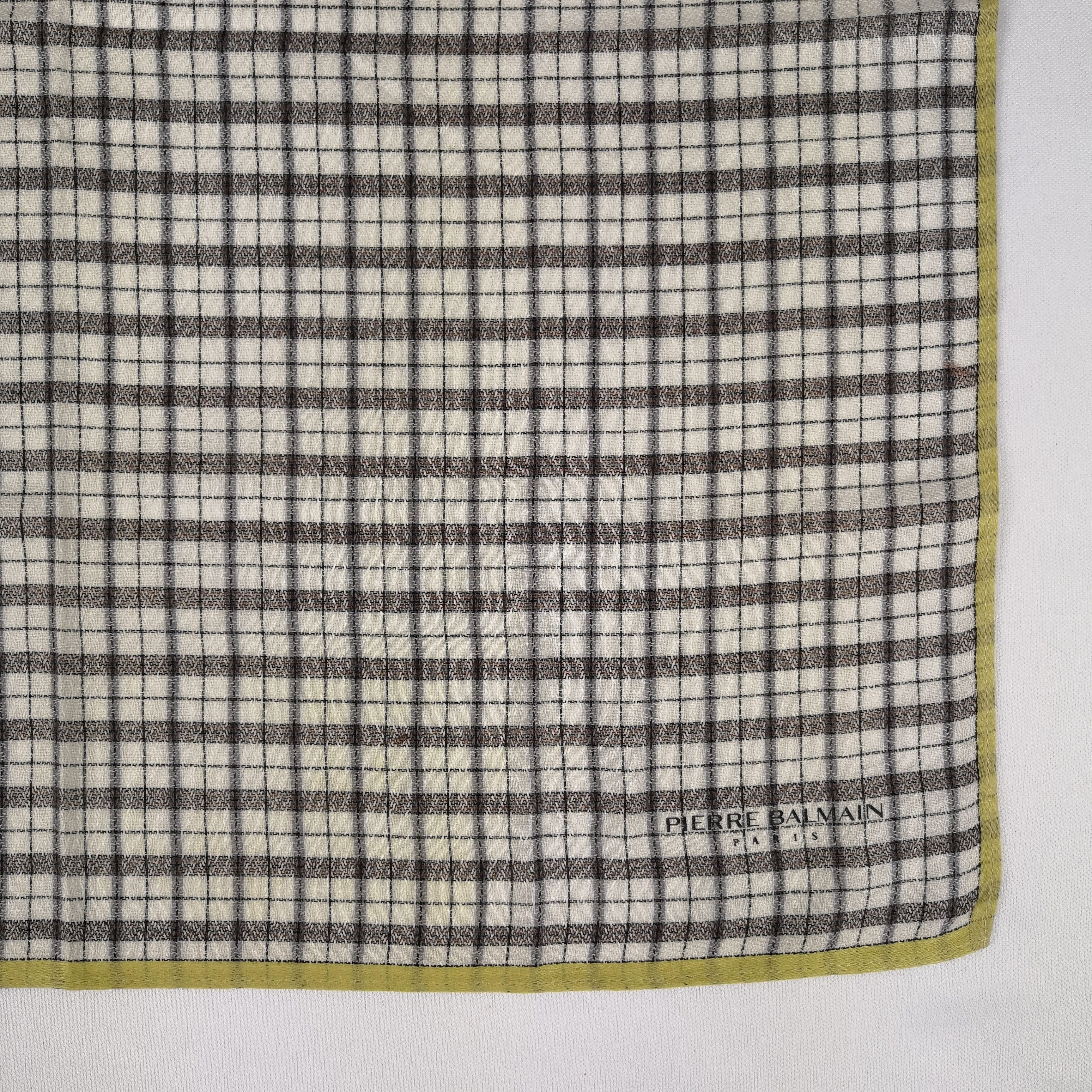 Pierre Balmain × Vintage Vintage Pierre Balmain Handkerchief Neckerchief Bandana Size ONE SIZE - 3 Thumbnail