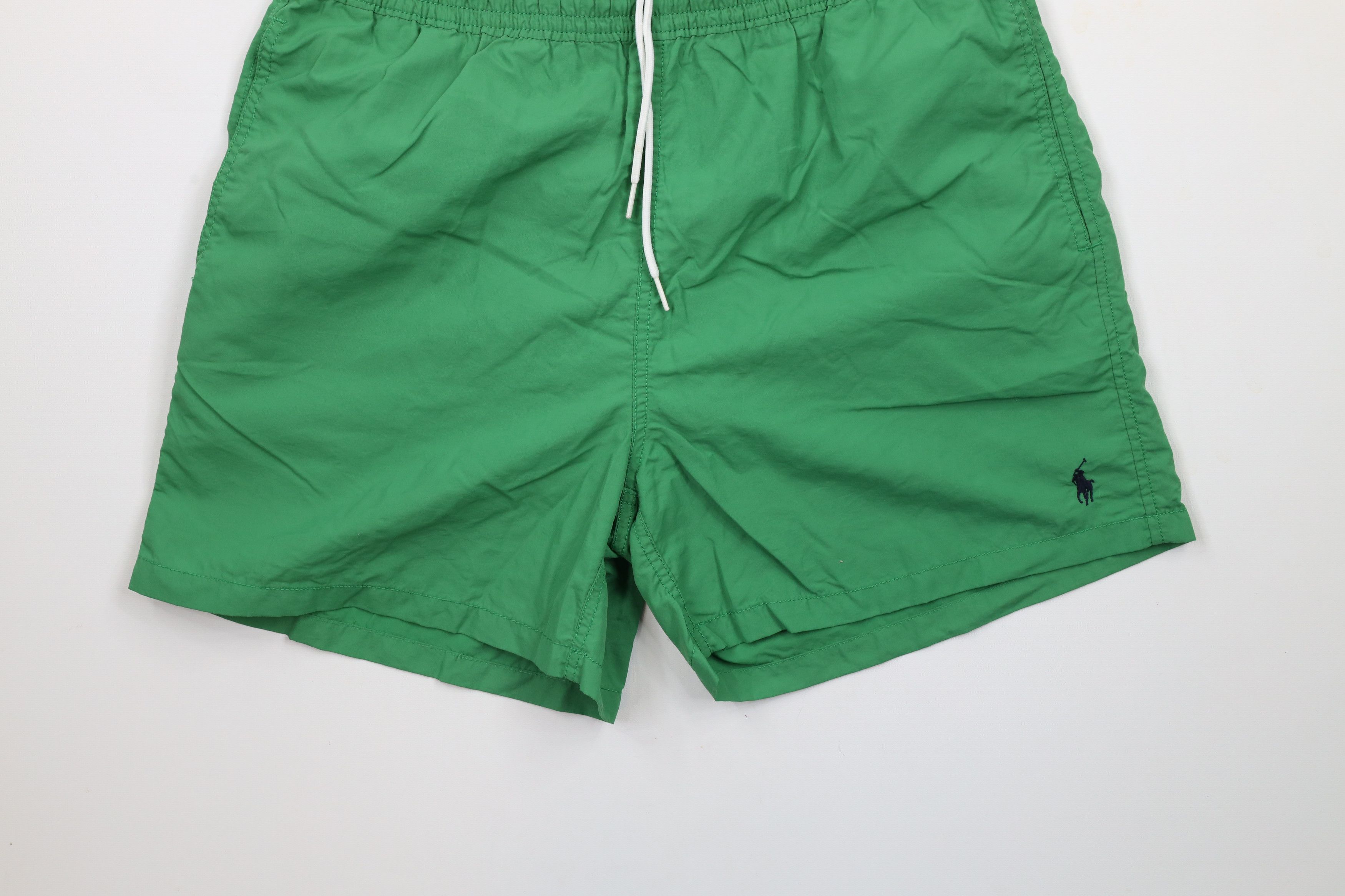 Ralph Lauren × Vintage Vintage 90s Ralph Lauren Knee Shorts Swim Trunks Green Size US 32 / EU 48 - 3 Thumbnail