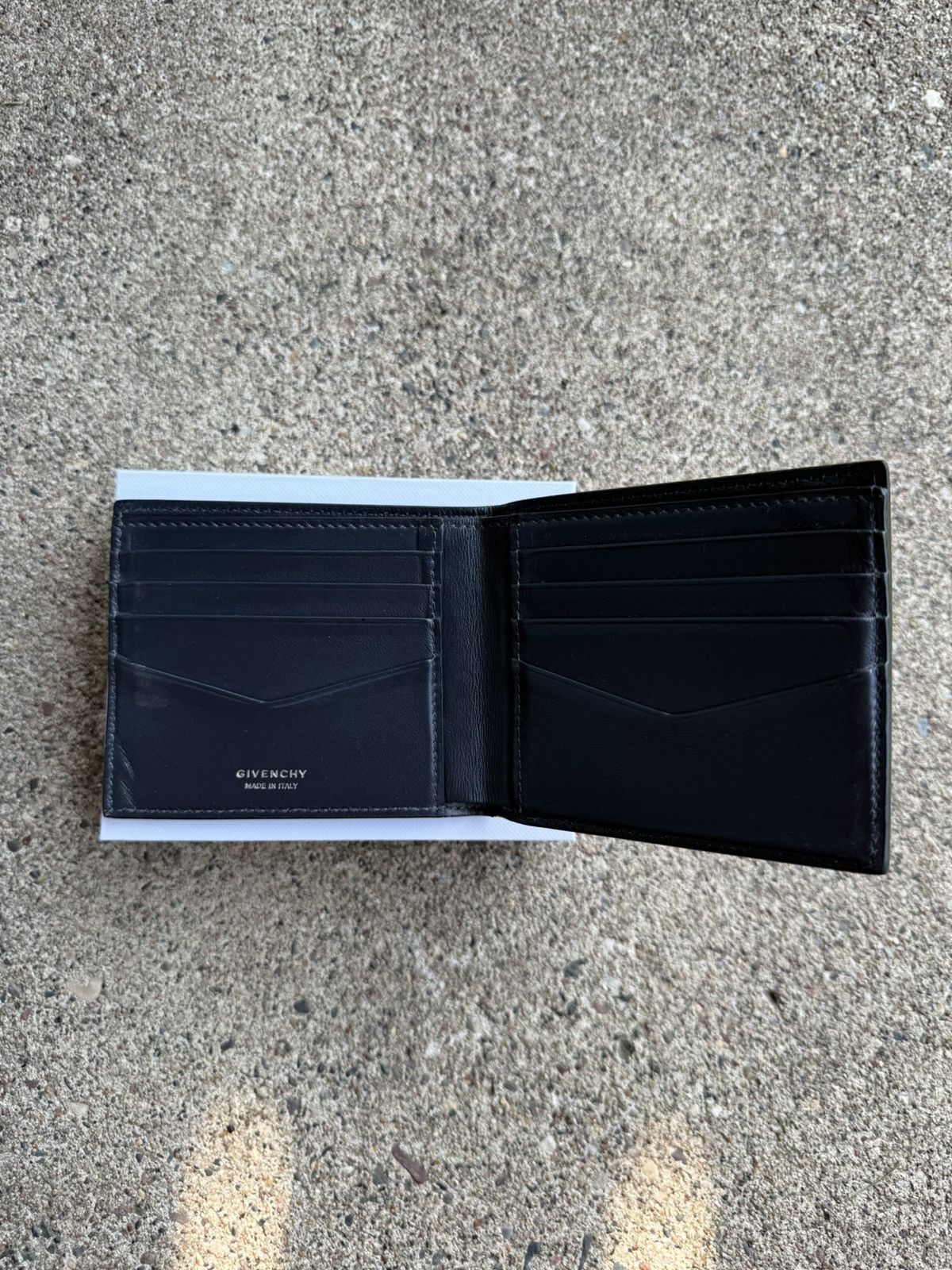 Givenchy Multi Metal Logo Dark Grey Wallet Size ONE SIZE - 4 Thumbnail