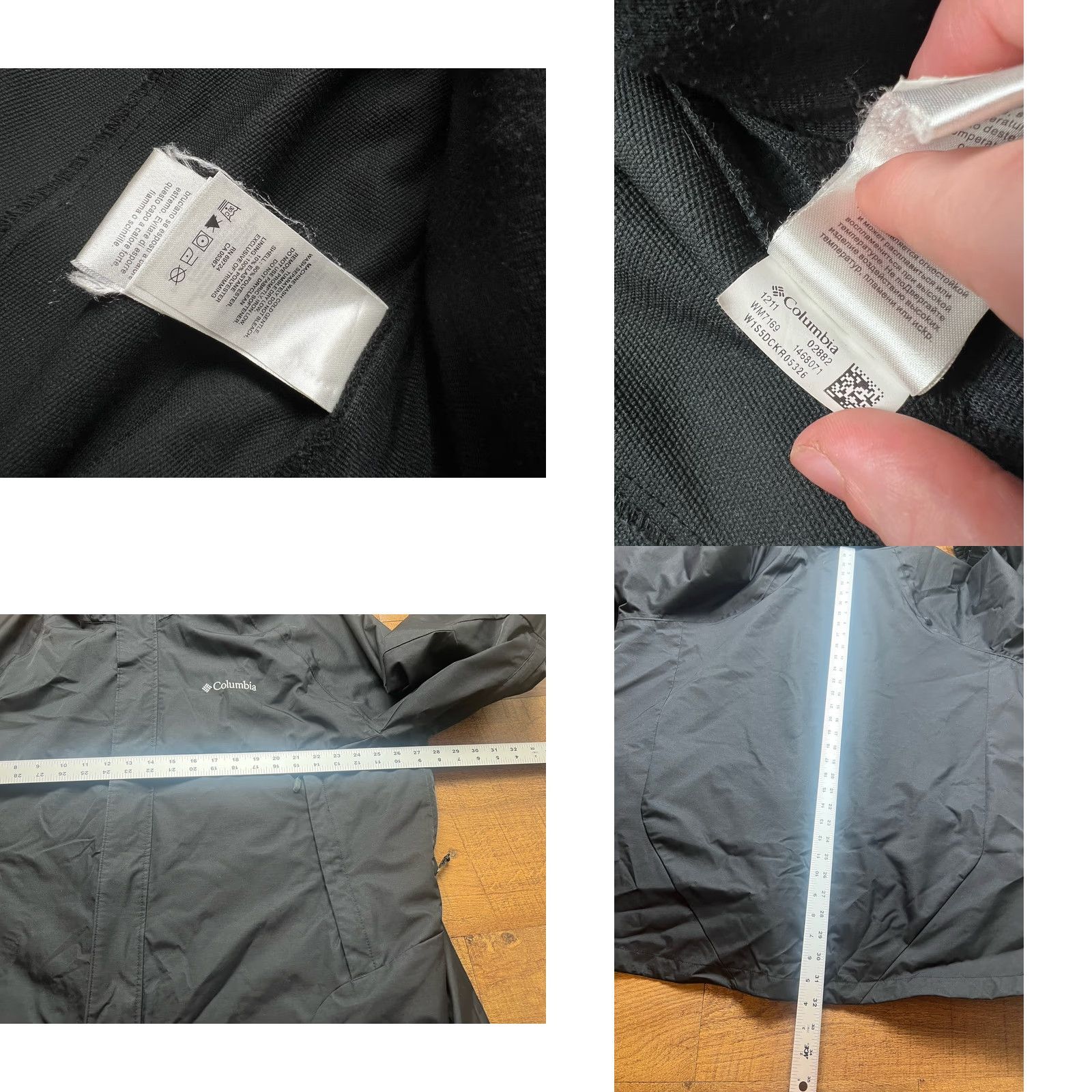 Vintage Columbia Men’s Erudite II Interchange Jacket Black 2XL Columbia Omni-Tech/Nylon Hooded Insulated Zipper Logo Jacket Mens Size US XXL / EU 58 / 5 - 8 Thumbnail