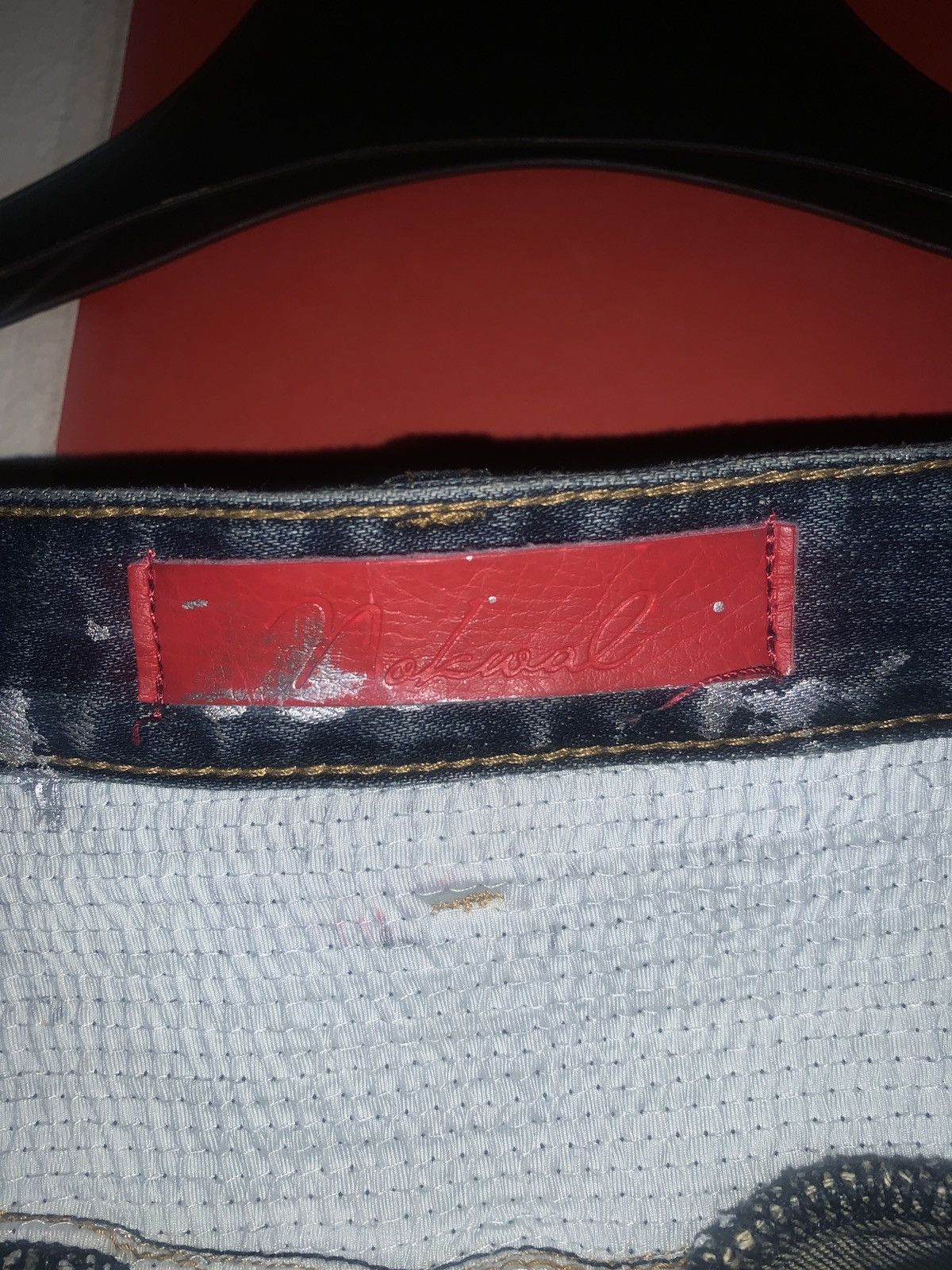Other Custom Silver Biker Jeans Balmain Like 2000s Fashion Swag Size US 34 / EU 50 - 25 Thumbnail