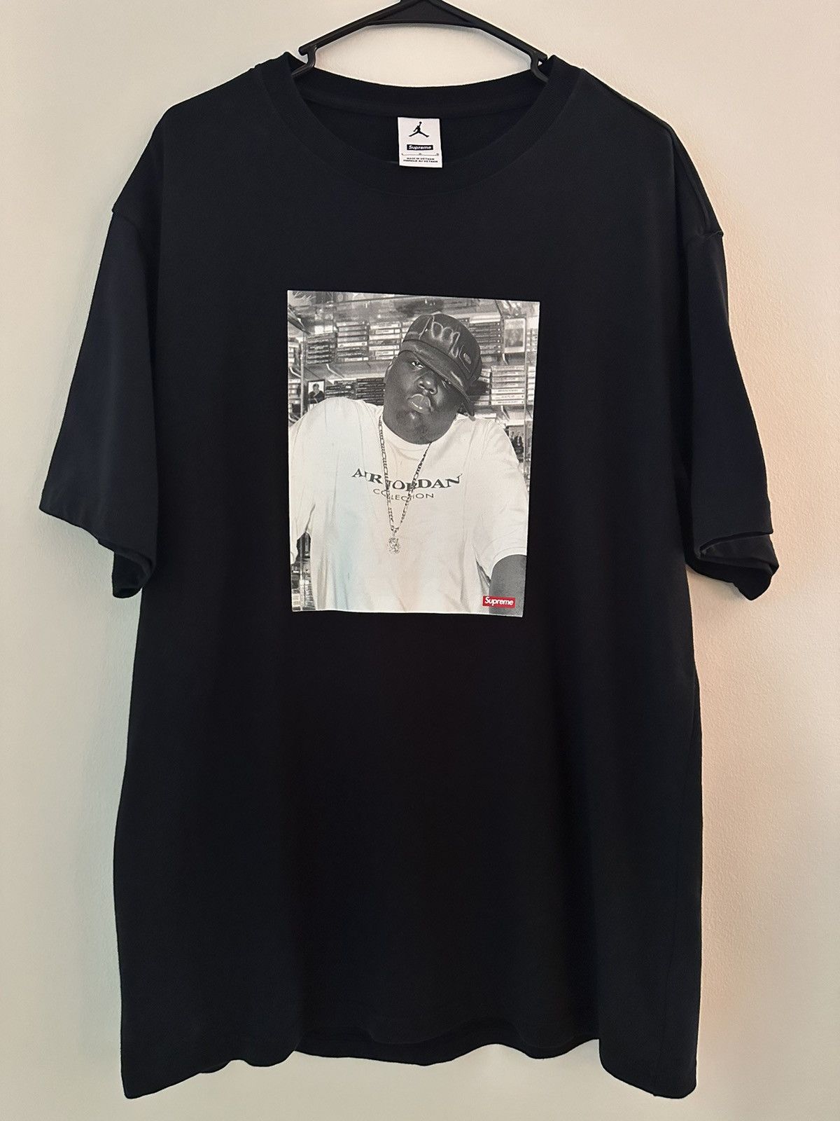 Jordan Brand × Supreme Supreme Jordan Biggie S/S Top Tee Size US L / EU 52-54 / 3 - 1 Thumbnail