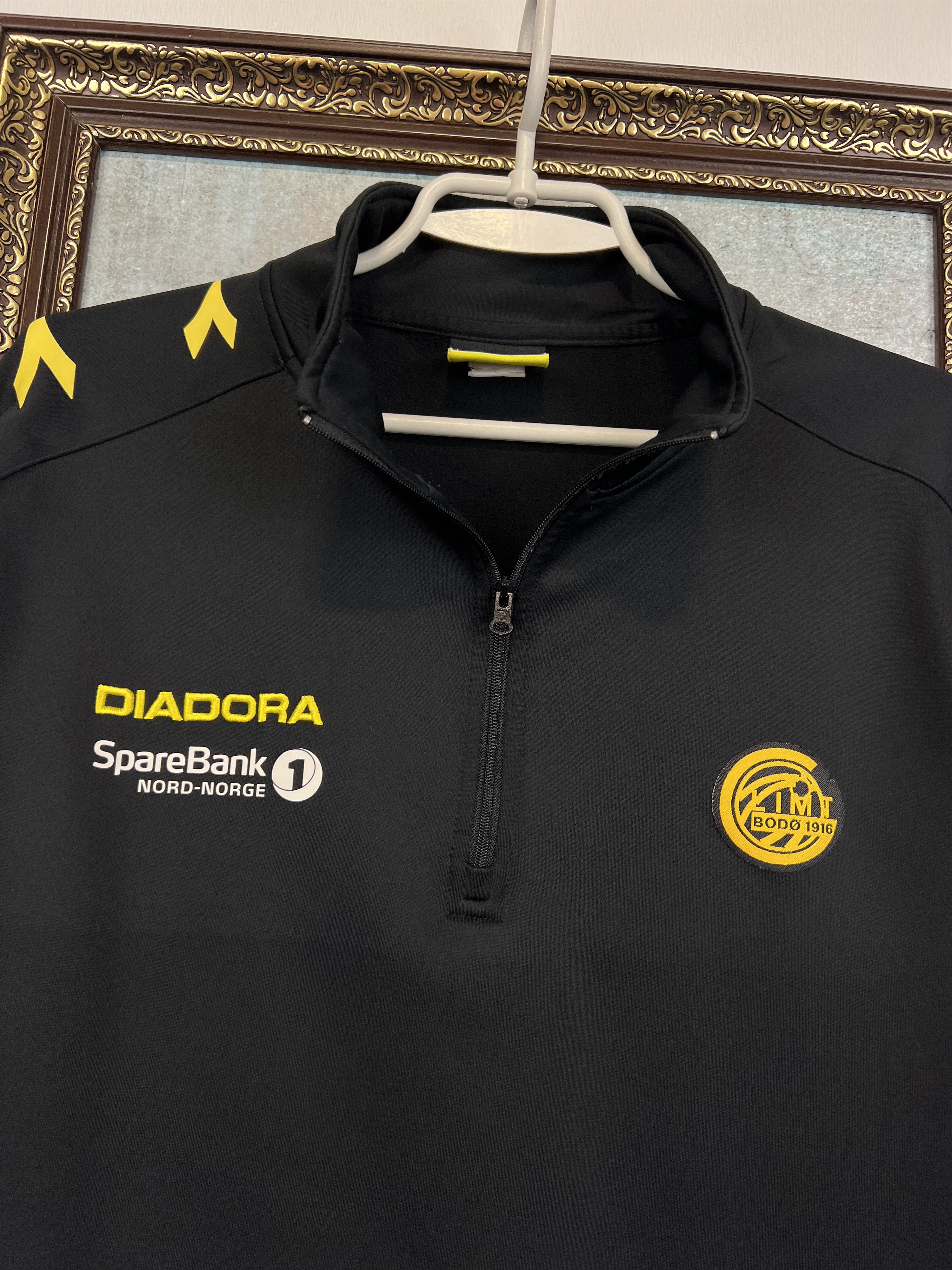 Diadora Vintage Bodo Glimt Football Train Jacket Soccer Sweatshirt Size US M / EU 48-50 / 2 - 3 Thumbnail