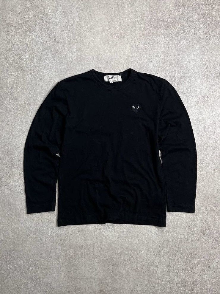 Comme des Garcons PLAY × Vintage Vintage CDG Comme Des Garcons Play Heart Longsleeve Shirt M Size US M / EU 48-50 / 2 - 1 Thumbnail