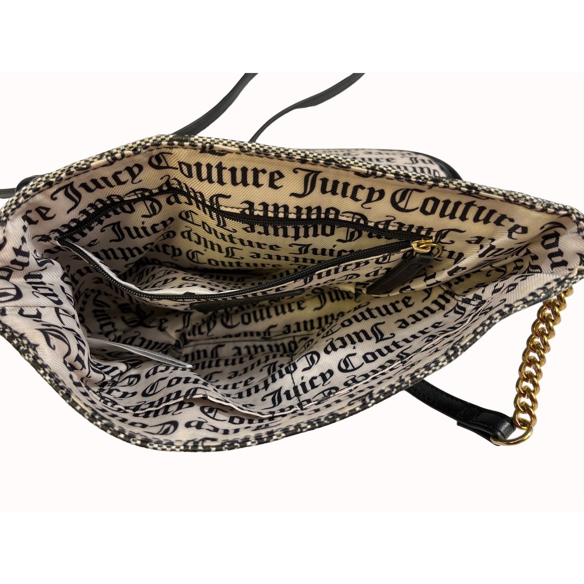 Juicy Couture Juicy Couture Women's Grey & Black Logo Crossbody Bag SKU 63 Size ONE SIZE - 5 Thumbnail