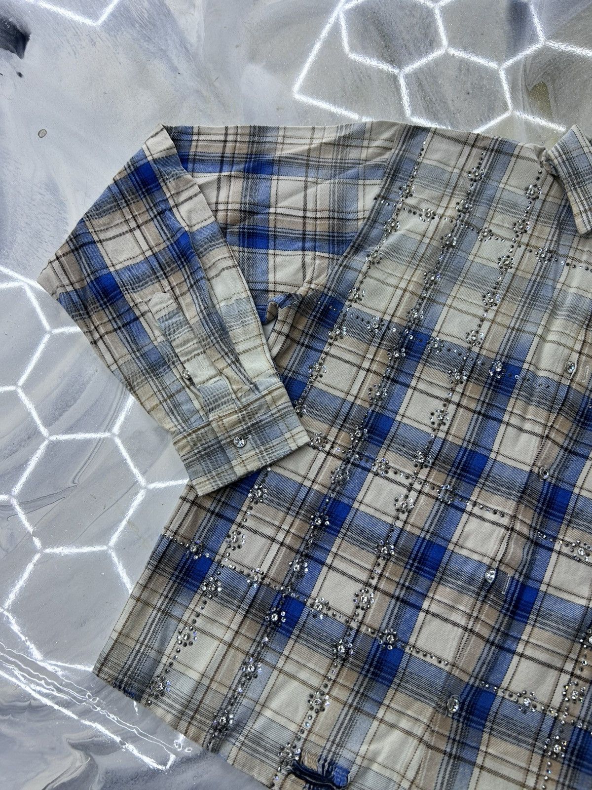 Vale Vale Skyfall Crystal Flannel White Blue Size L Size US L / EU 52-54 / 3 - 6 Thumbnail
