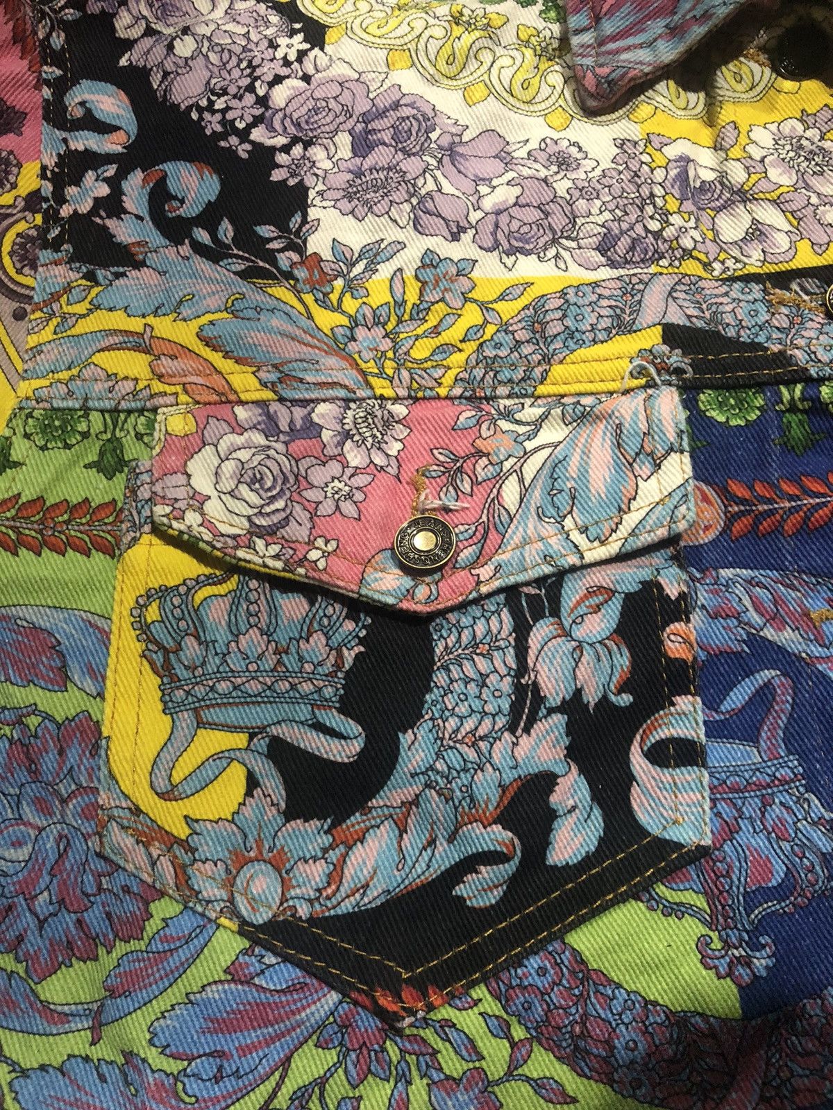 Other Multicolored abstract print classic style jacket Size L / US 10 / IT 46 - 4 Thumbnail