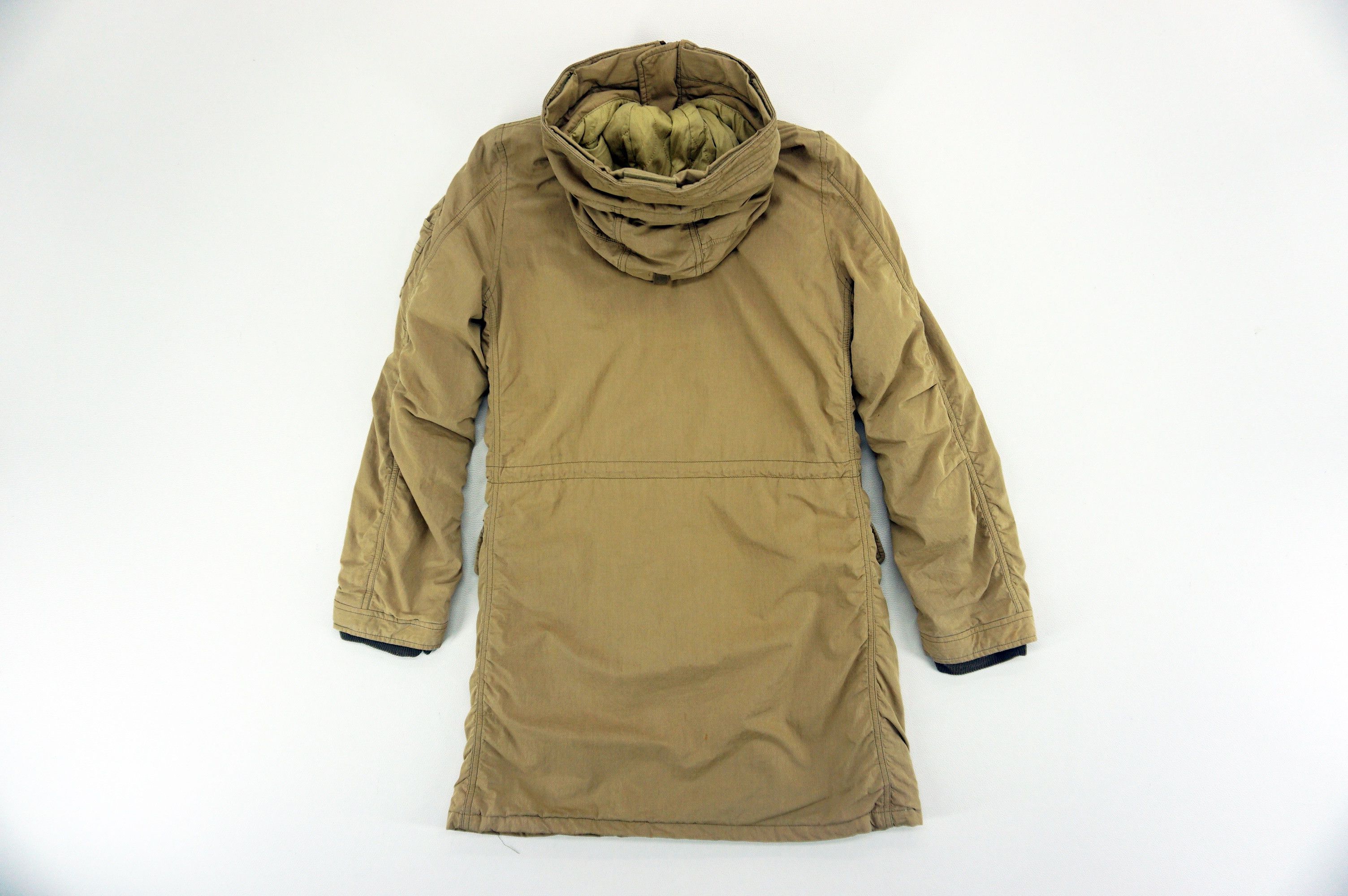 Japanese Brand John Bull Tactical Field Jacket Distressed Army Hooded Coat Size S / US 4 / IT 40 - 3 Thumbnail