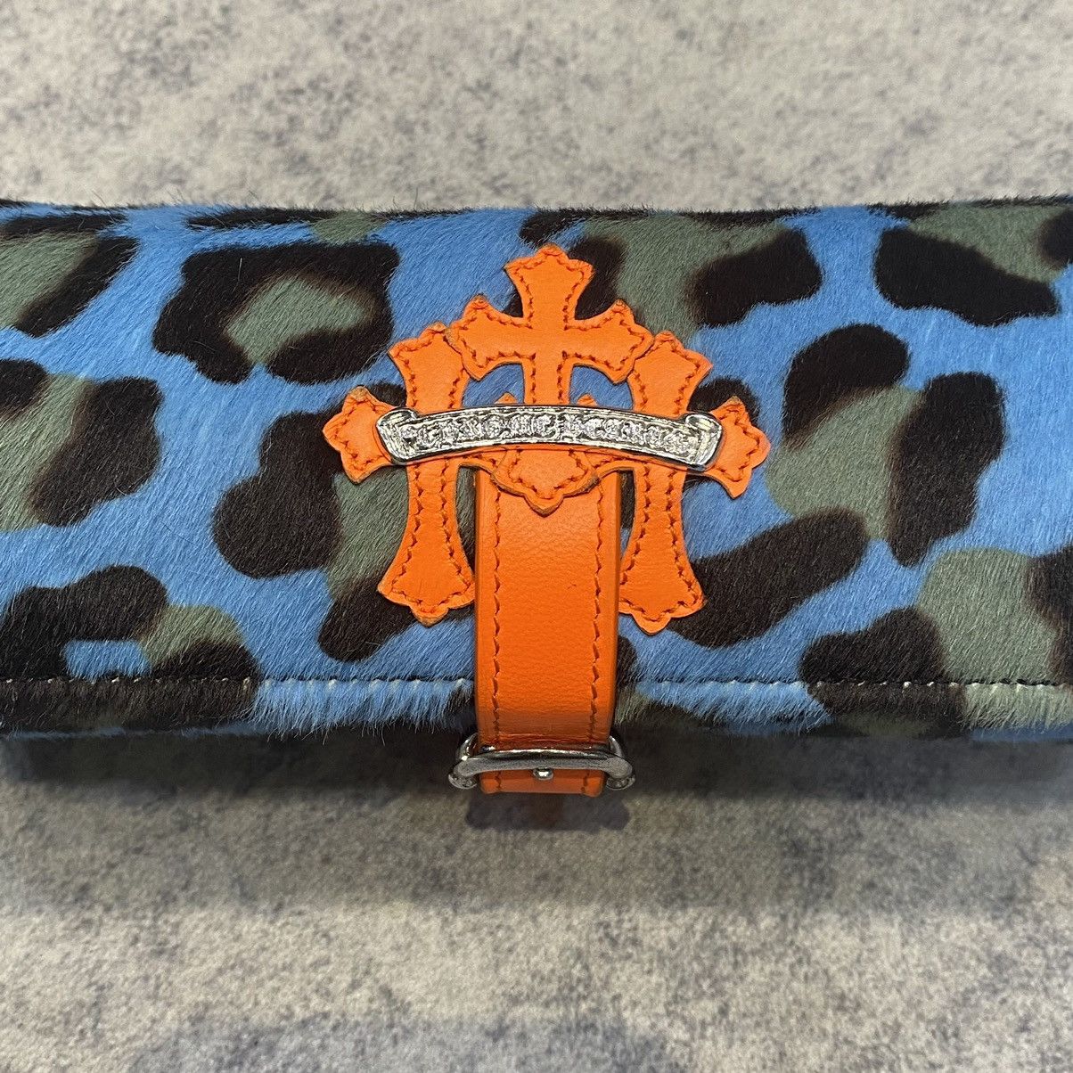 Chrome Hearts CHROME HEARTS Bag Jewelry Roll Lihr Blue Cheetah Size ONE SIZE - 5 Thumbnail