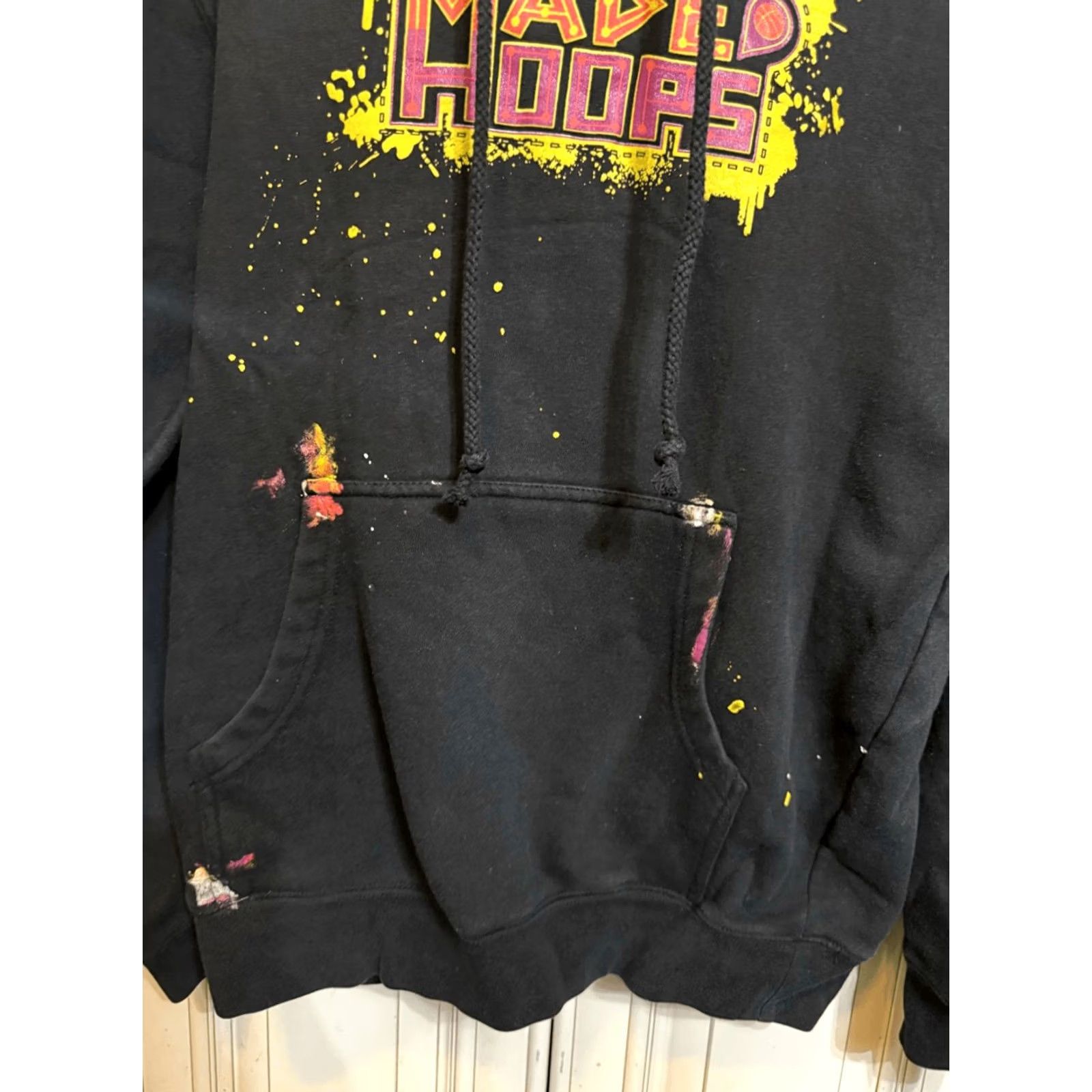 Logo 7 Made Hoops Hoodie Pullover Multicolor Splatter Paint Logo Sweatshirt Black Small Men’s Size US S / EU 44-46 / 1 - 3 Thumbnail