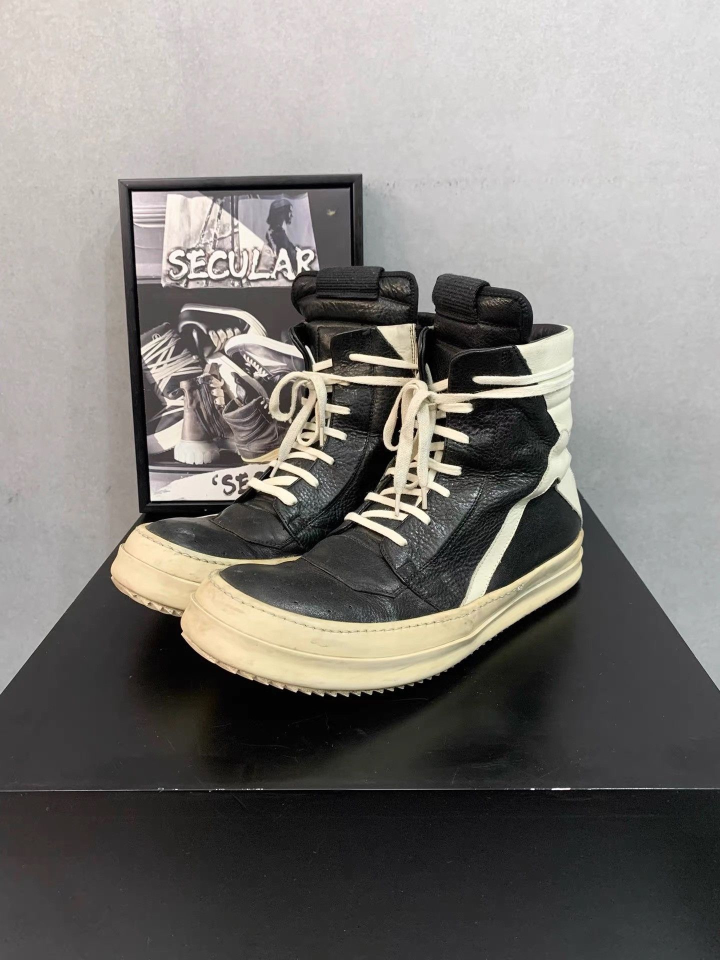 Rick Owens Rick Owens 10SS Original Stapled Geobasket K34 Size US 10 / EU 43 - 2 Thumbnail