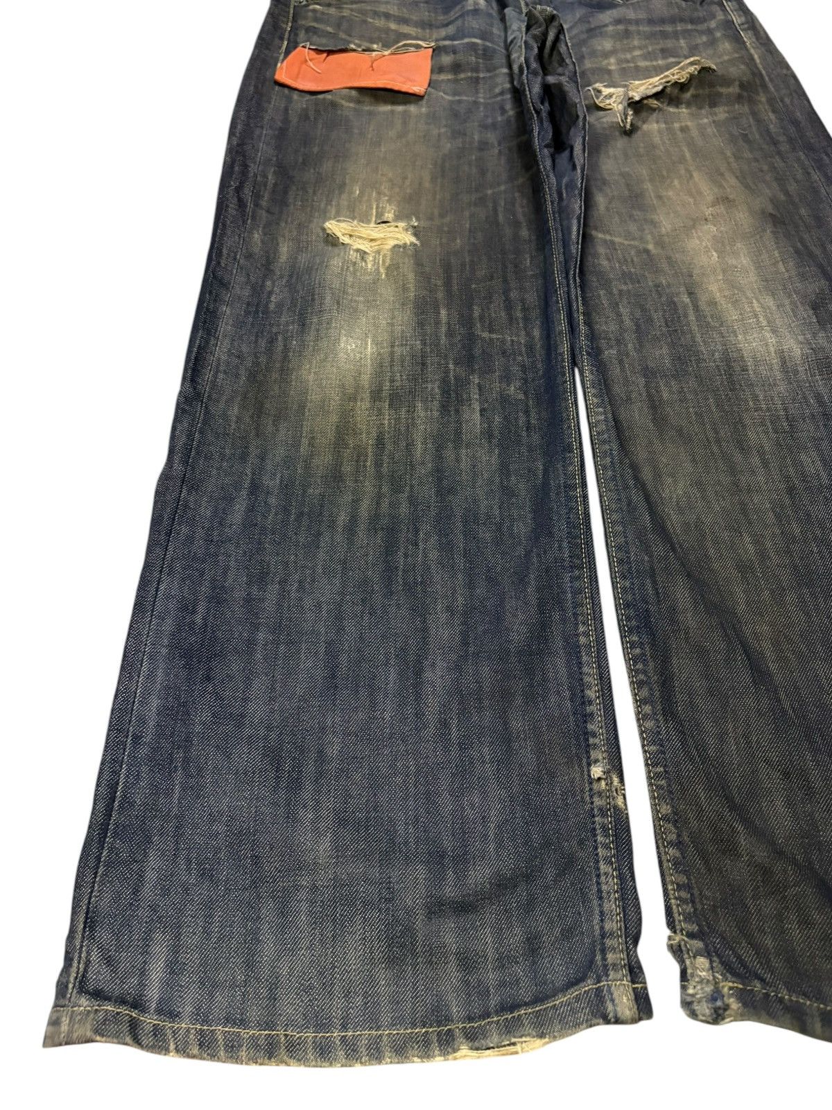 Levi's Vintage 90s Levis 503 Rusty Mud Wash Distressed Baggy Jeans Size US 34 / EU 50 - 6 Thumbnail