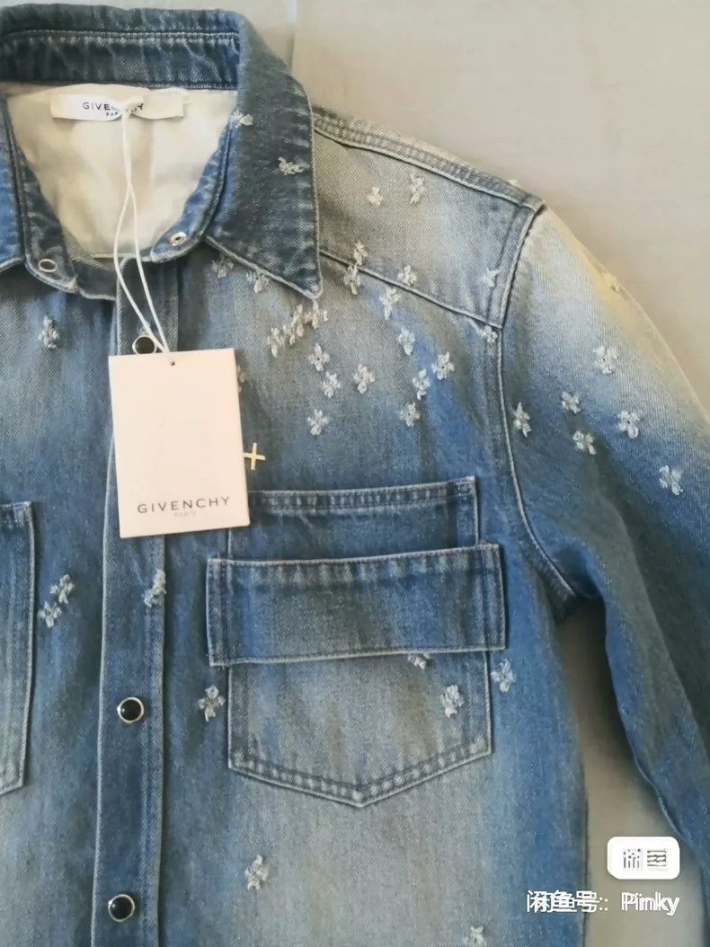 Givenchy Givenchy Denim Shirt Jacket Size US S / EU 44-46 / 1 - 2 Thumbnail