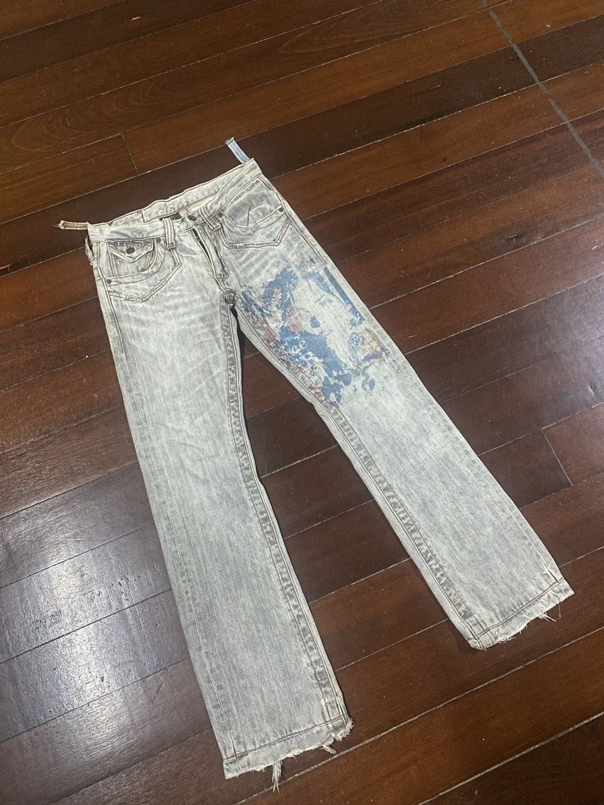 semanticdesign Semantic Design Clawmark art design Thrashed Denim Jeans Size US 34 / EU 50 - 2 Thumbnail