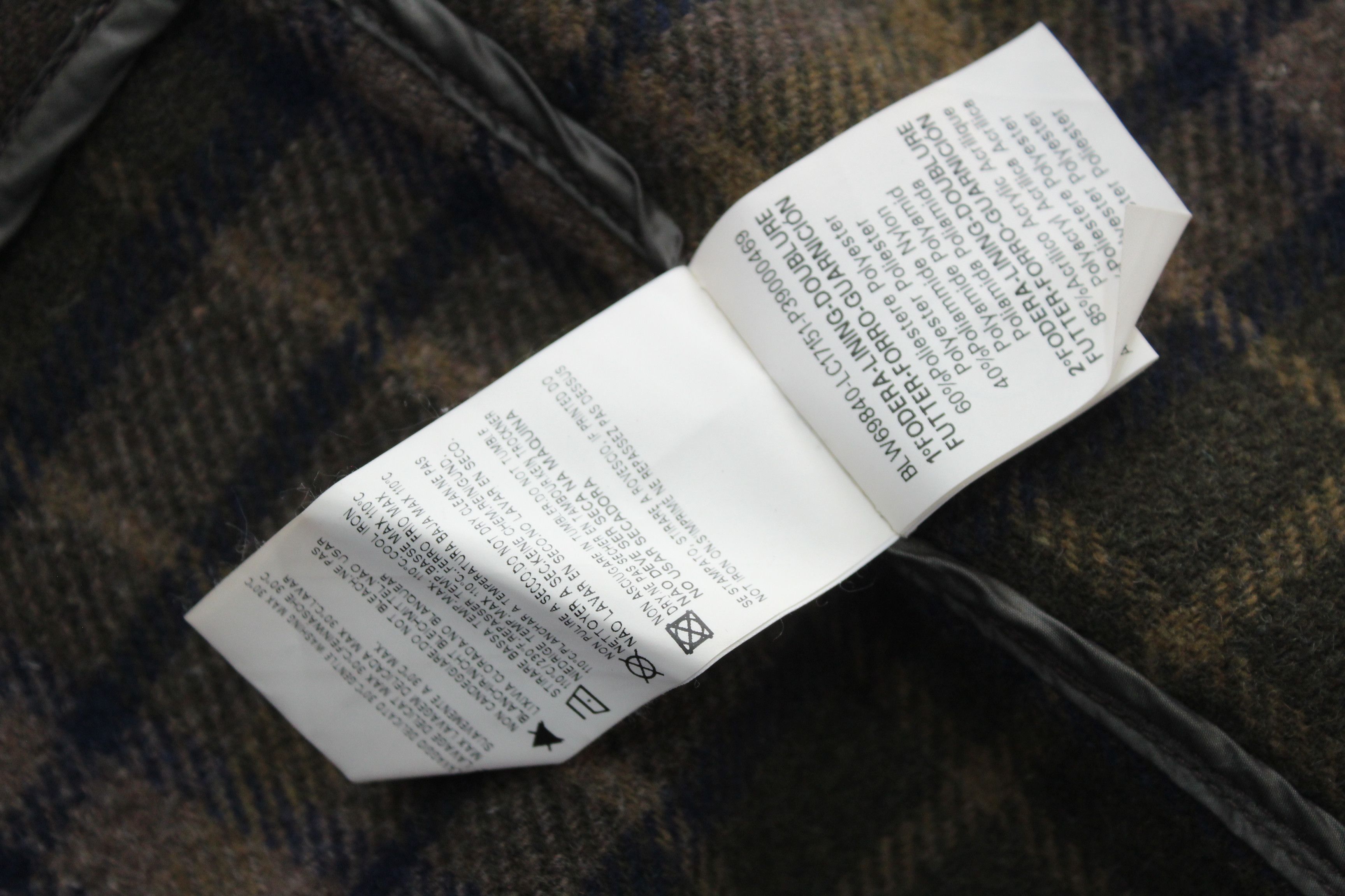 Marlboro Classics Marlboro Classics MCS Wool Plaid Coat with Fur Collar Size US M / EU 48-50 / 2 - 12 Thumbnail