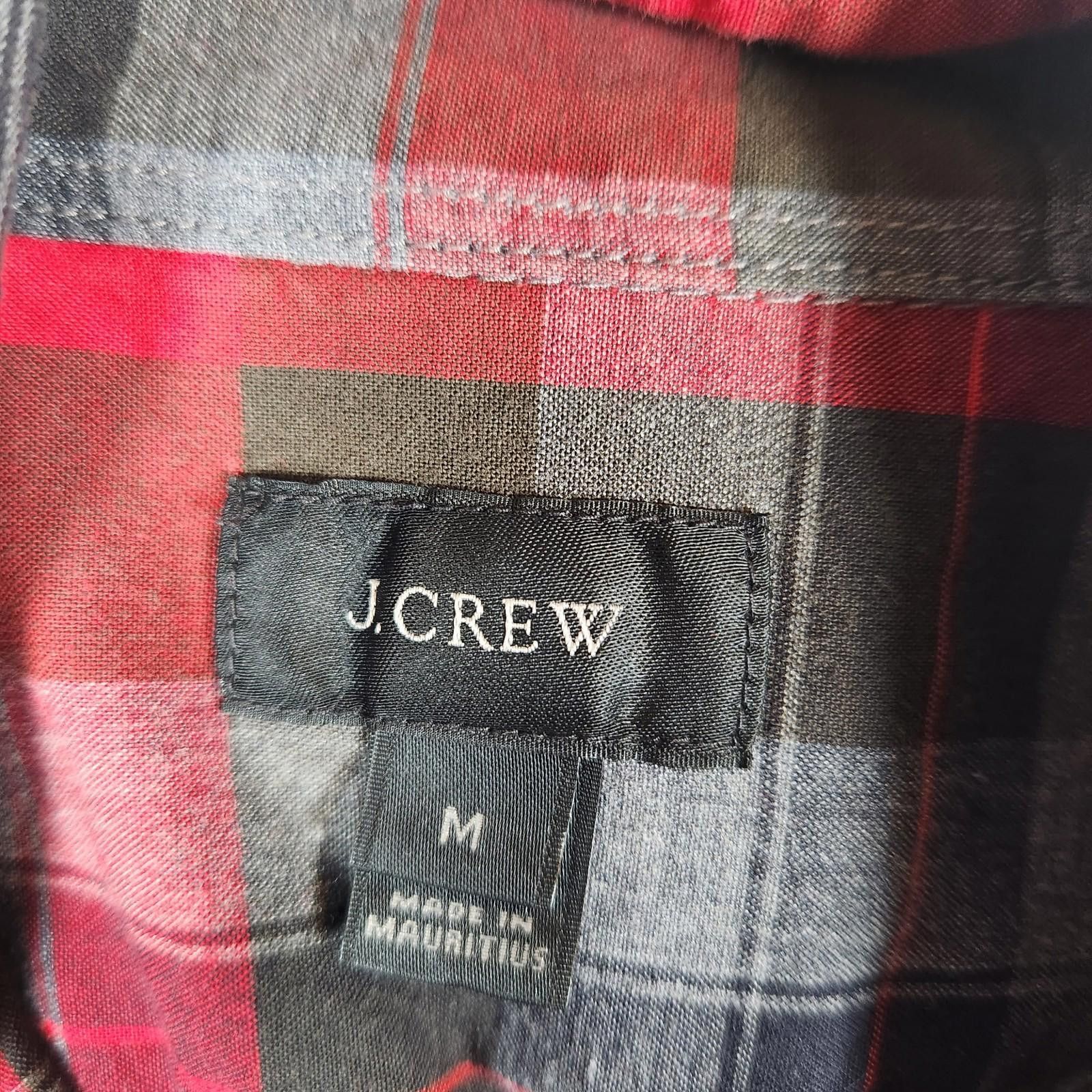 J.Crew J Crew Long Sleeve Button Down Plaid Shirt Size Medium Size US M / EU 48-50 / 2 - 5 Thumbnail