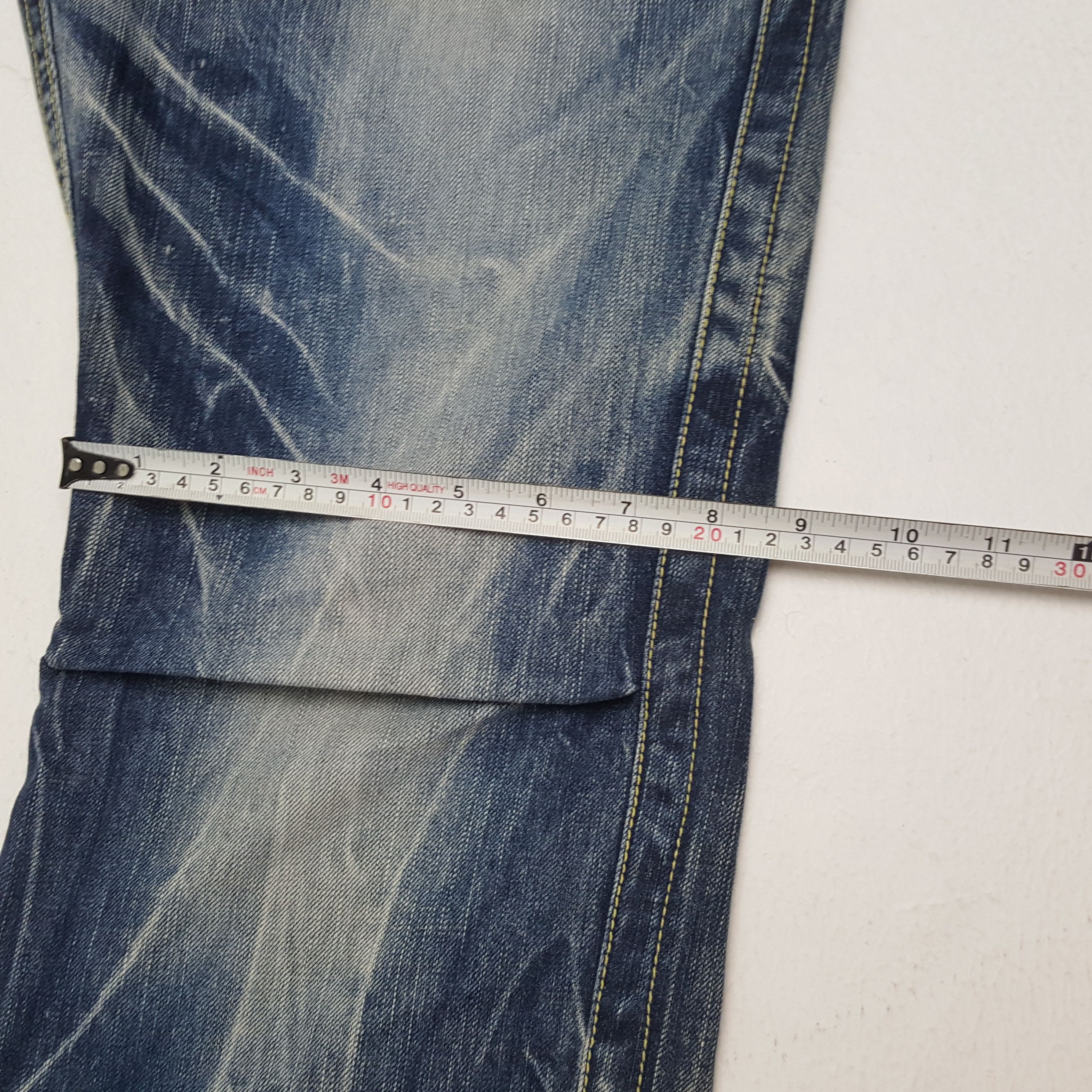 Japanese Brand Blue Way Streetwear Rock Punk Style Jeans Size US 36 / EU 52 - 10 Thumbnail