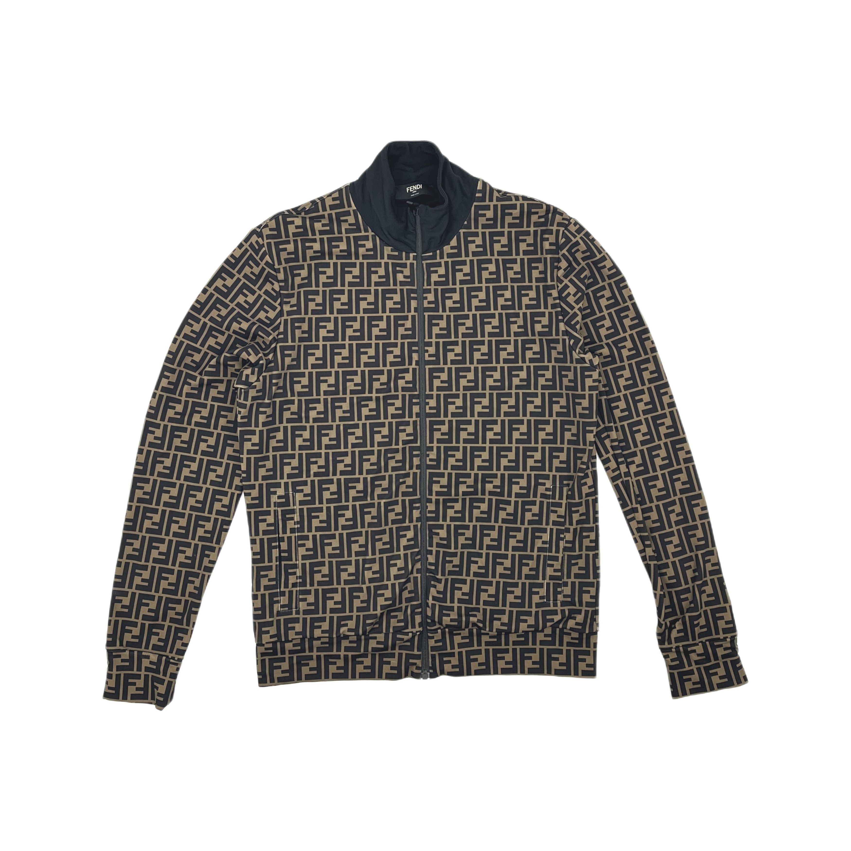 Fendi Fendi FF Print Zip Jacket XL Size US XL / EU 56 / 4 - 1 Thumbnail