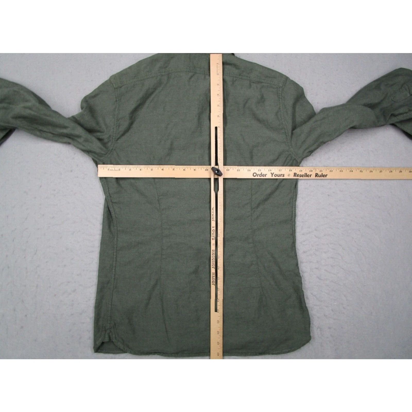 J.Lindeberg J.Lindeberg Shirt Mens M Green Slim Fit Dani Flannel Button Up Work Casual Size US M / EU 48-50 / 2 - 5 Thumbnail
