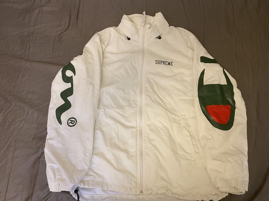 Supreme champion top jacket white