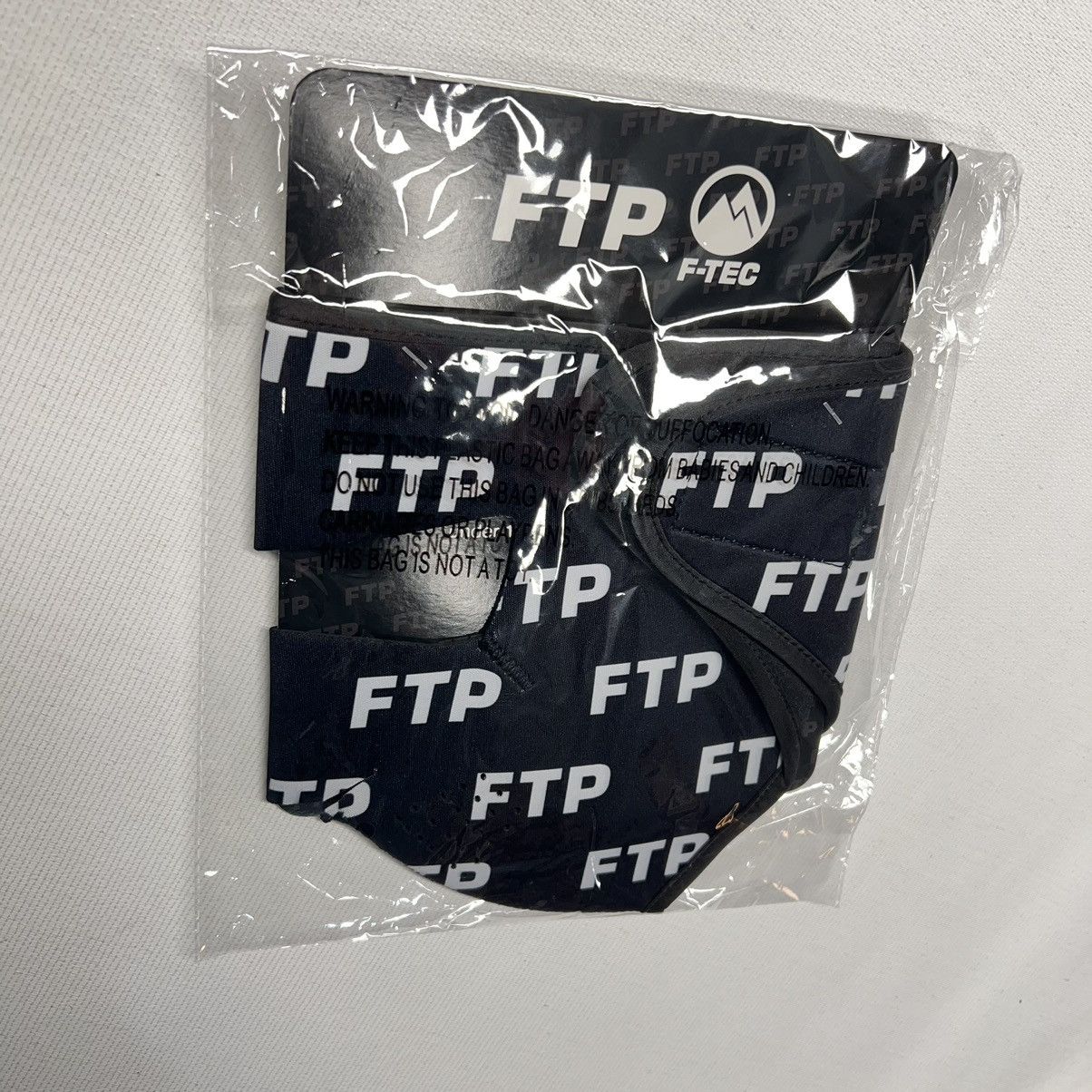 Fuck The Population NEW FTP Mask Neoprene Logo All Over Black Ski Face F-Tec Size ONE SIZE - 5 Thumbnail