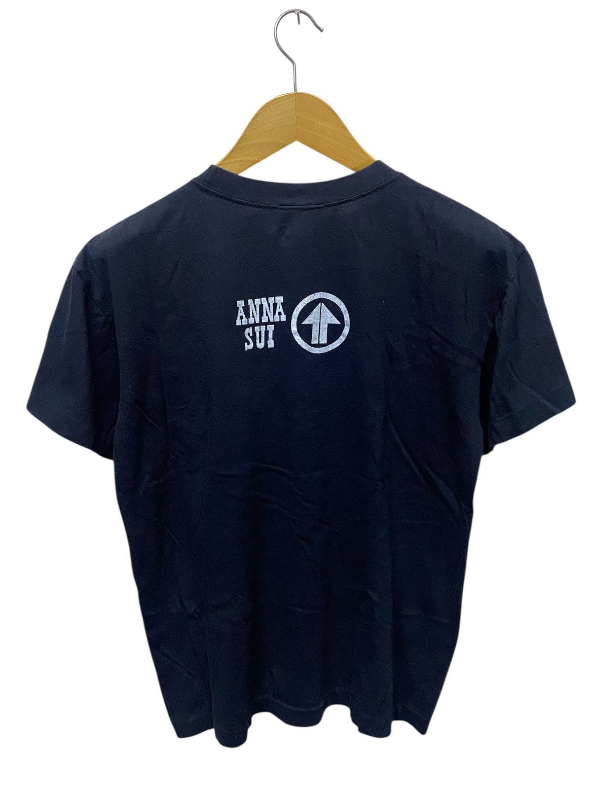 Japanese Brand Vintage 90s Anna Sui Spellout Boxy Tee Size US S / EU 44-46 / 1 - 2 Thumbnail