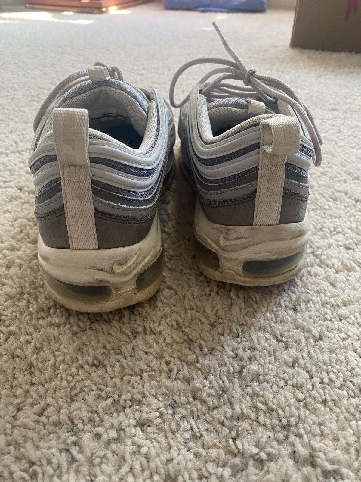 Nike Nike Air Max 97 Premium “Wolf Grey” Size US 10 / EU 43 - 4 Thumbnail