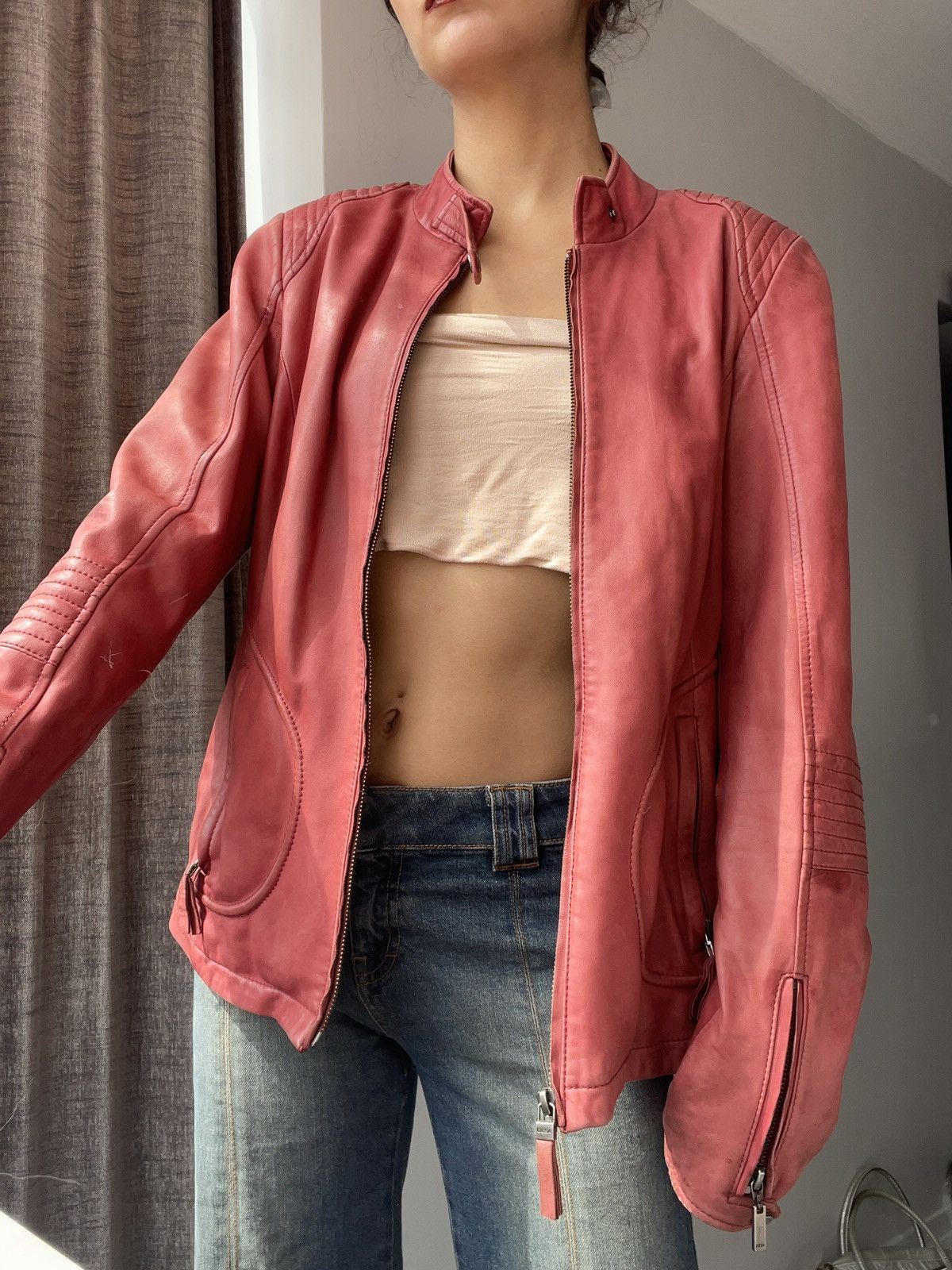 Vintage Desa leather jacket Size M / US 6-8 / IT 42-44 - 2 Thumbnail
