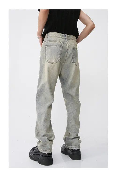 Other Men's vintage washed distressed simple jeans Size US 32 / EU 48 - 4 Thumbnail