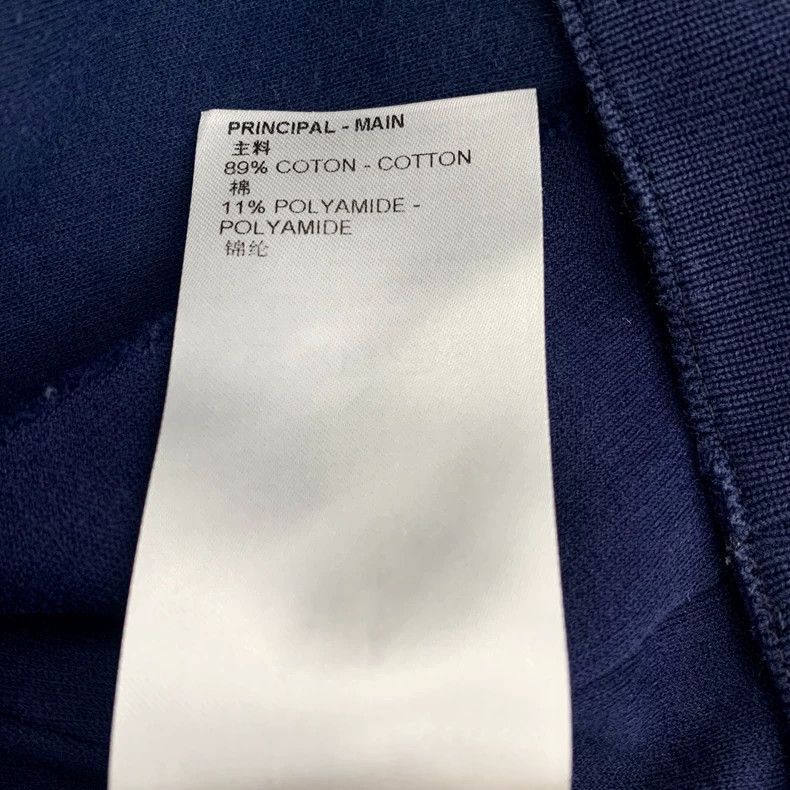 Louis Vuitton Louis Vuitton 22 navy logo printed chain cotton crewneck s Size S / US 4 / IT 40 - 8 Thumbnail