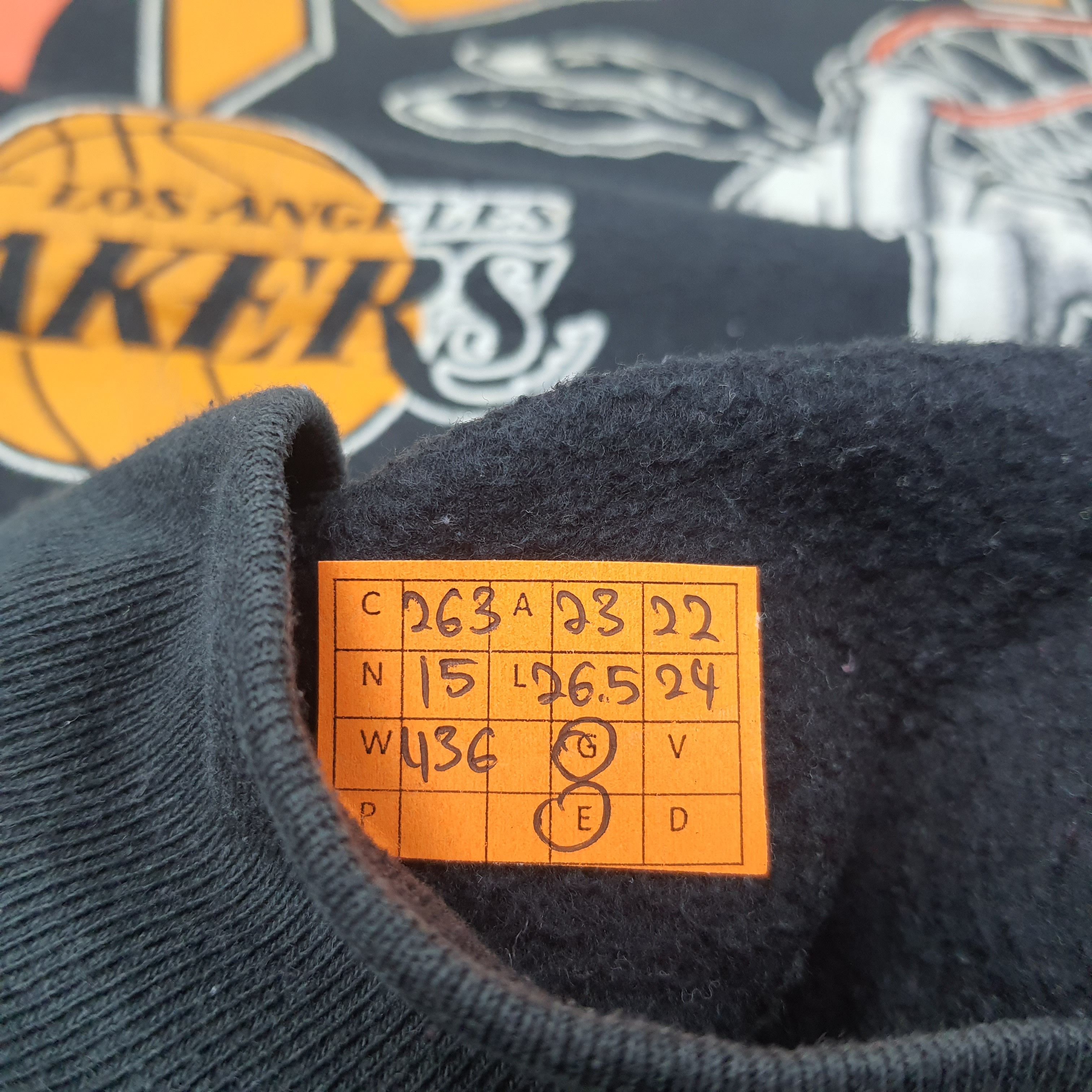 NBA Vintage NBA Lakers x Snoopy 1958 Sweatshirt C263N15 Size US L / EU 52-54 / 3 - 7 Thumbnail