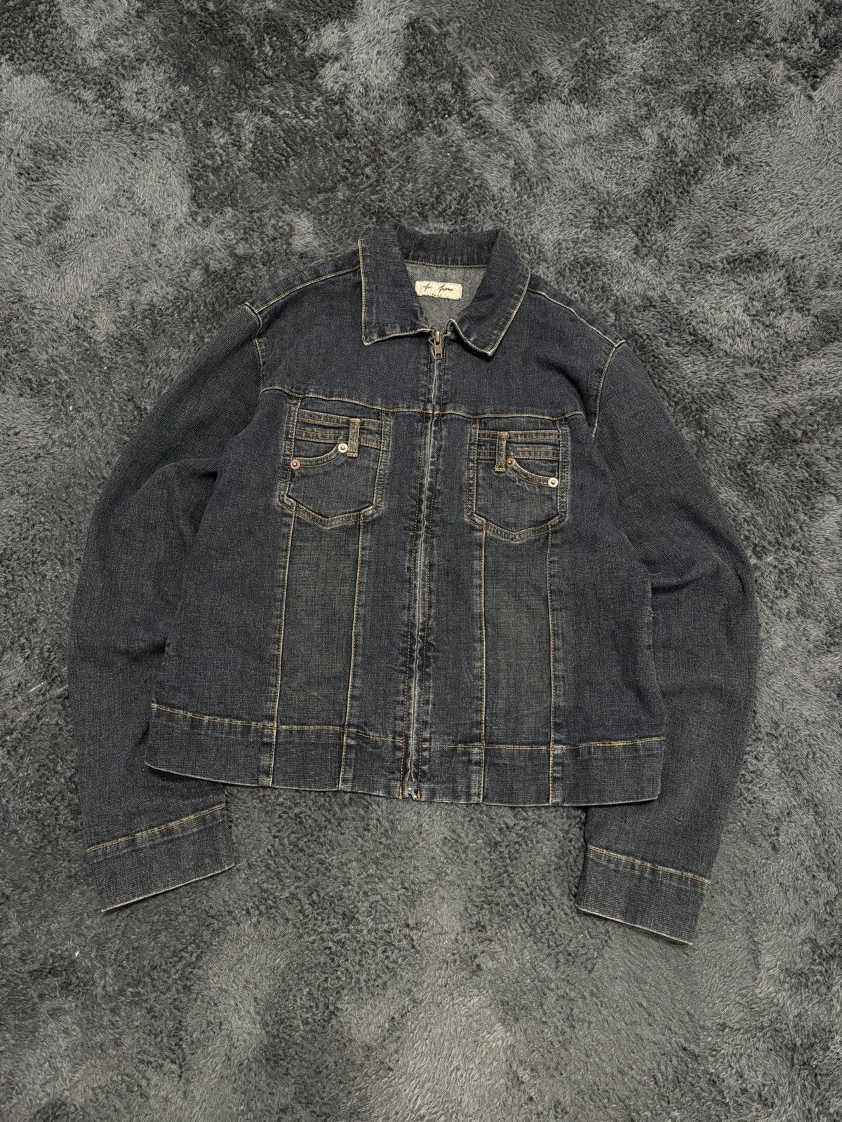 Miss Sixty Vintage Blue Y2K Denim Jacket Miss Sixty Style Size L / US 10 / IT 46 - 1 Thumbnail