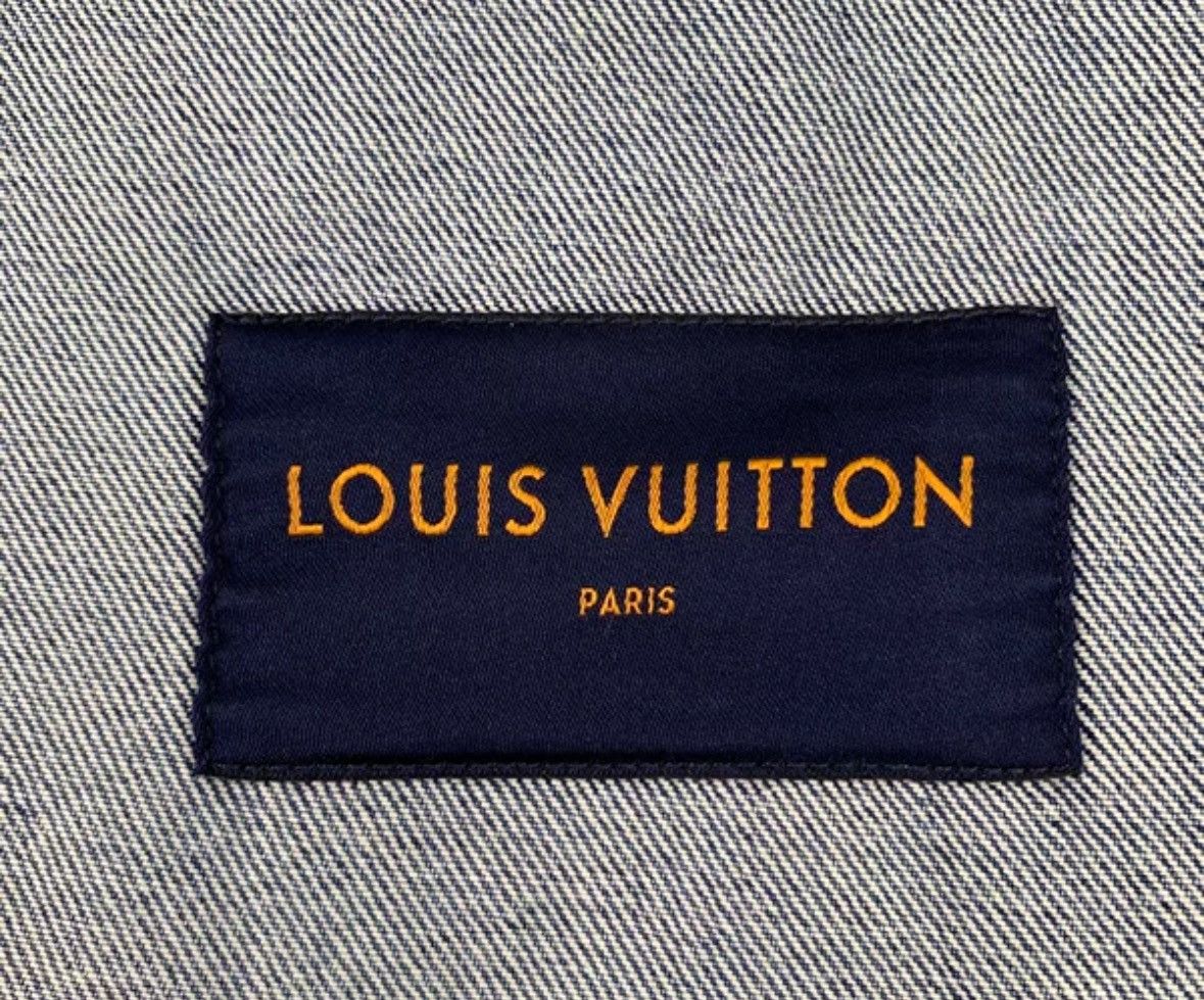 Louis Vuitton Louis Vuitton LV blue logo vintage lapel denim jacket Size US M / EU 48-50 / 2 - 7 Thumbnail