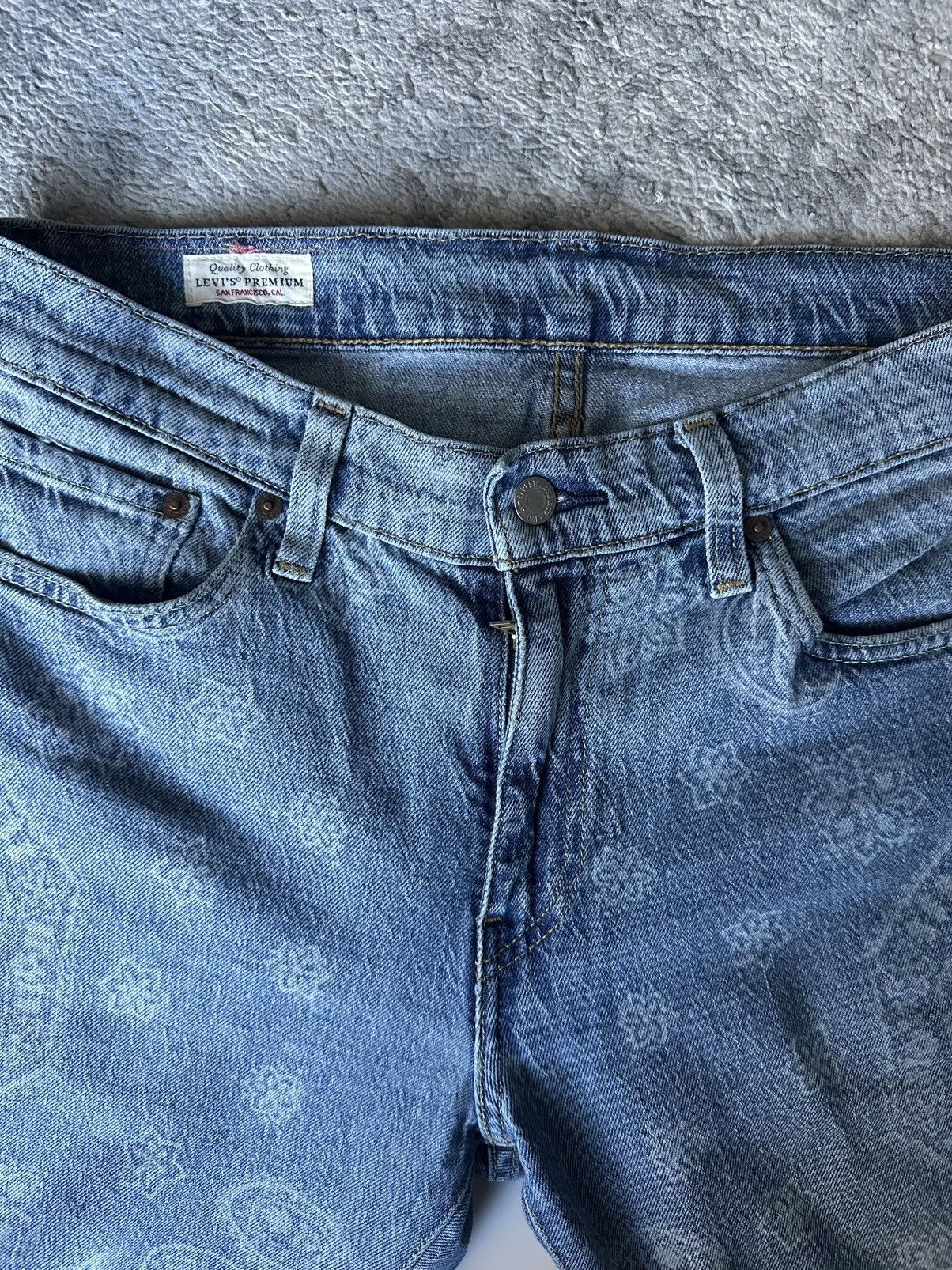 Levi's Custom Levi’s Printed Jeans Size US 32 / EU 48 - 2 Thumbnail