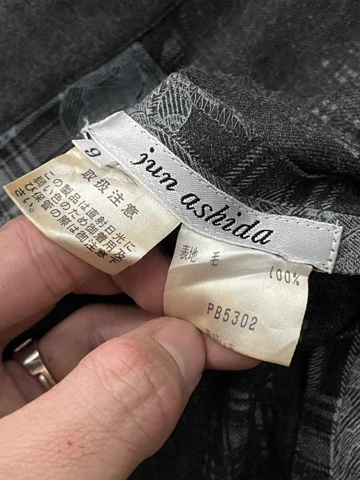 Japanese Brand jun ashida button ups shirt jun ashida Size US M / EU 48-50 / 2 - 6 Thumbnail