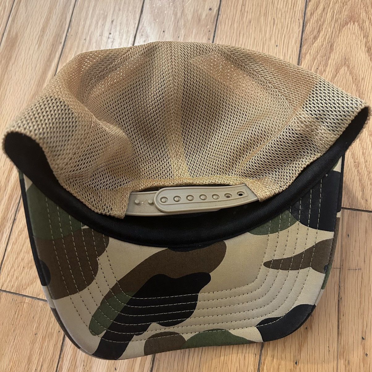 Bape × Stussy Bape x Stussy Baseball Cap SS Link Yellow Camo Size ONE SIZE - 2 Thumbnail