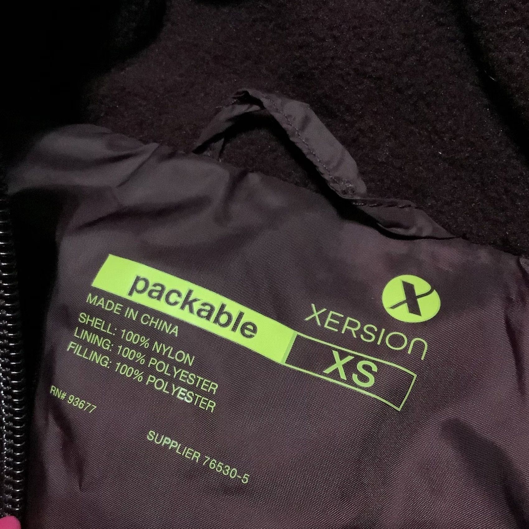 Vintage Xersion Packable Womens XS Burgundy Zip Front Puffer Vest Full Pockets Size XS / US 0-2 / IT 36-38 - 5 Thumbnail