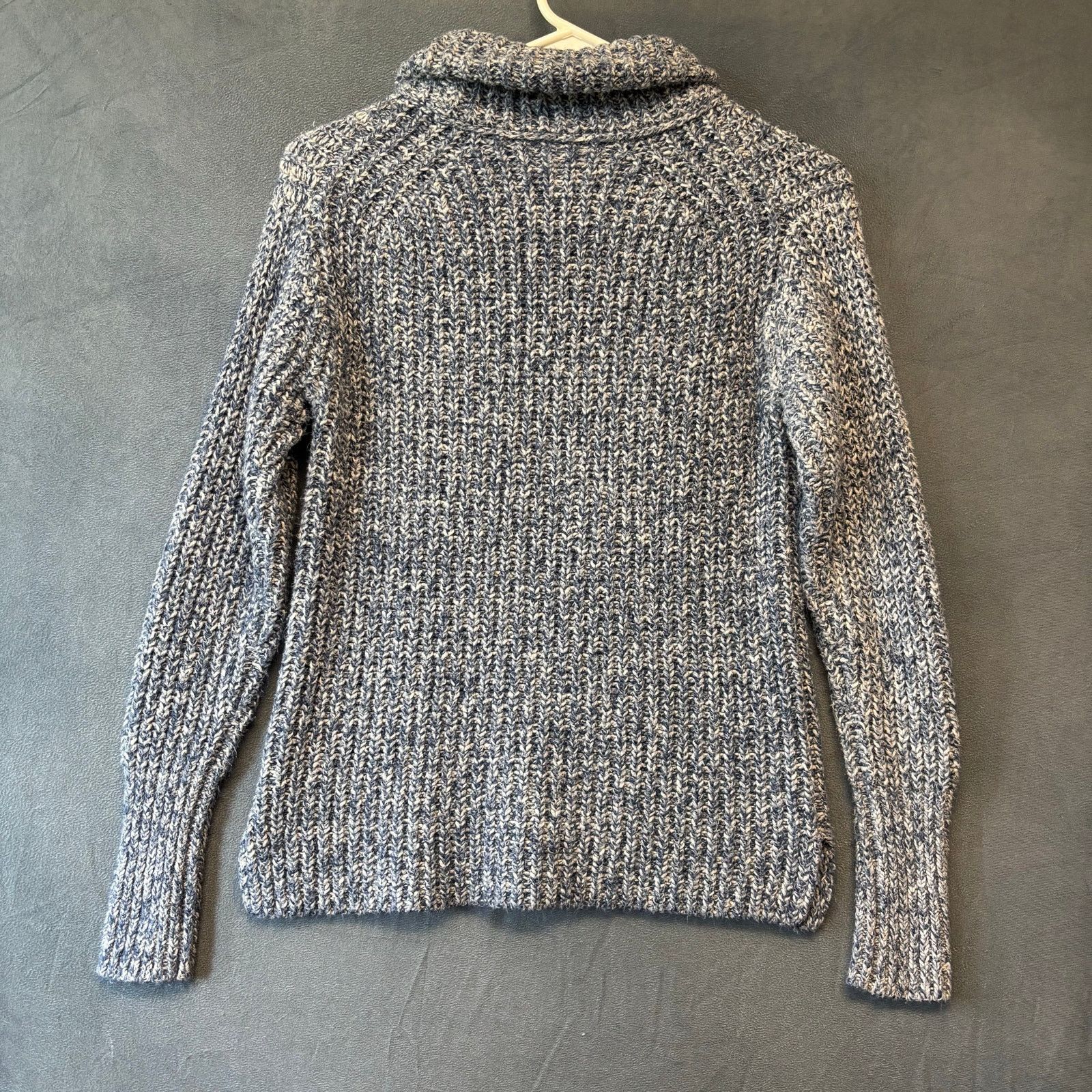 J.Crew Point Sur Sweater Fisherman Cable Knit Roll Neck Turtleneck Size XS / US 0-2 / IT 36-38 - 4 Thumbnail