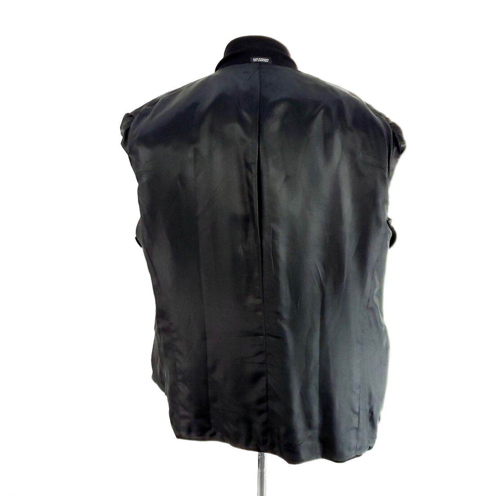 Oscar De La Renta Oscar De La Renta Virgin Wool Nylon Cashmere 3 Button Sport Size 44R - 10 Thumbnail