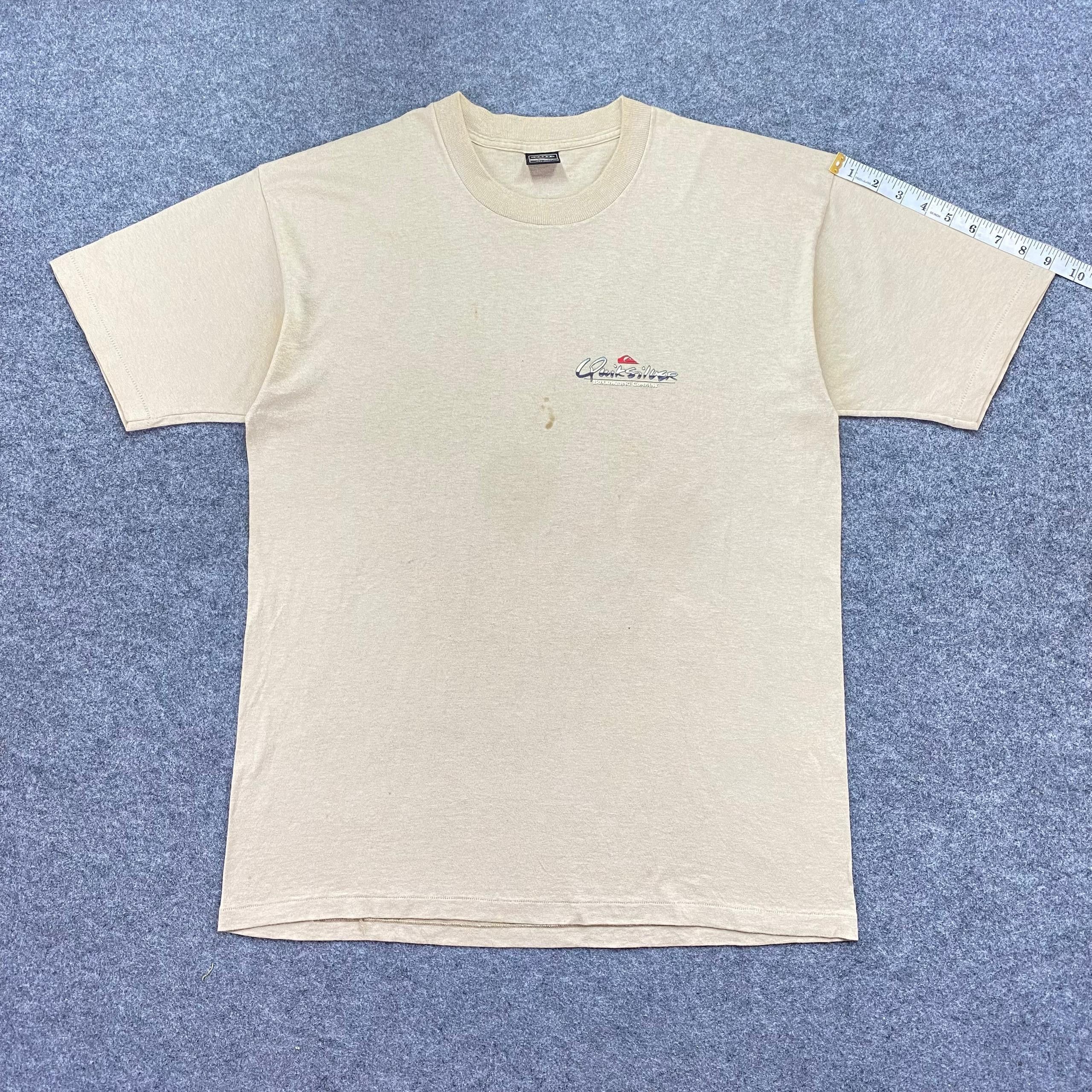 Vintage Vintage 90s Quicksilver Boardriding Company Tshirt Size US L / EU 52-54 / 3 - 9 Thumbnail