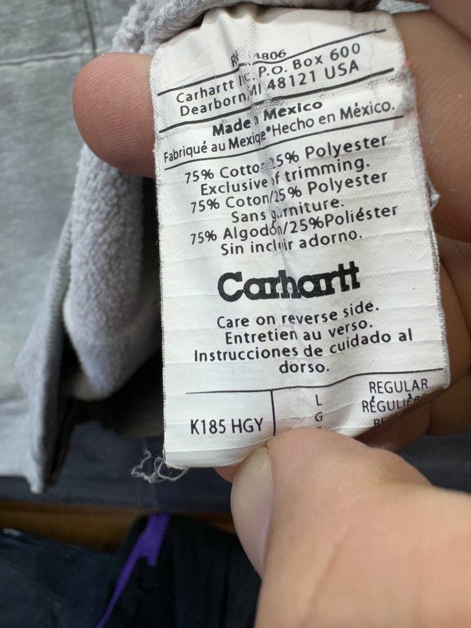 Carhartt Carhartt K185 90S with embroidered logo Zip Up Hoodie Jacket Size US L / EU 52-54 / 3 - 8 Thumbnail